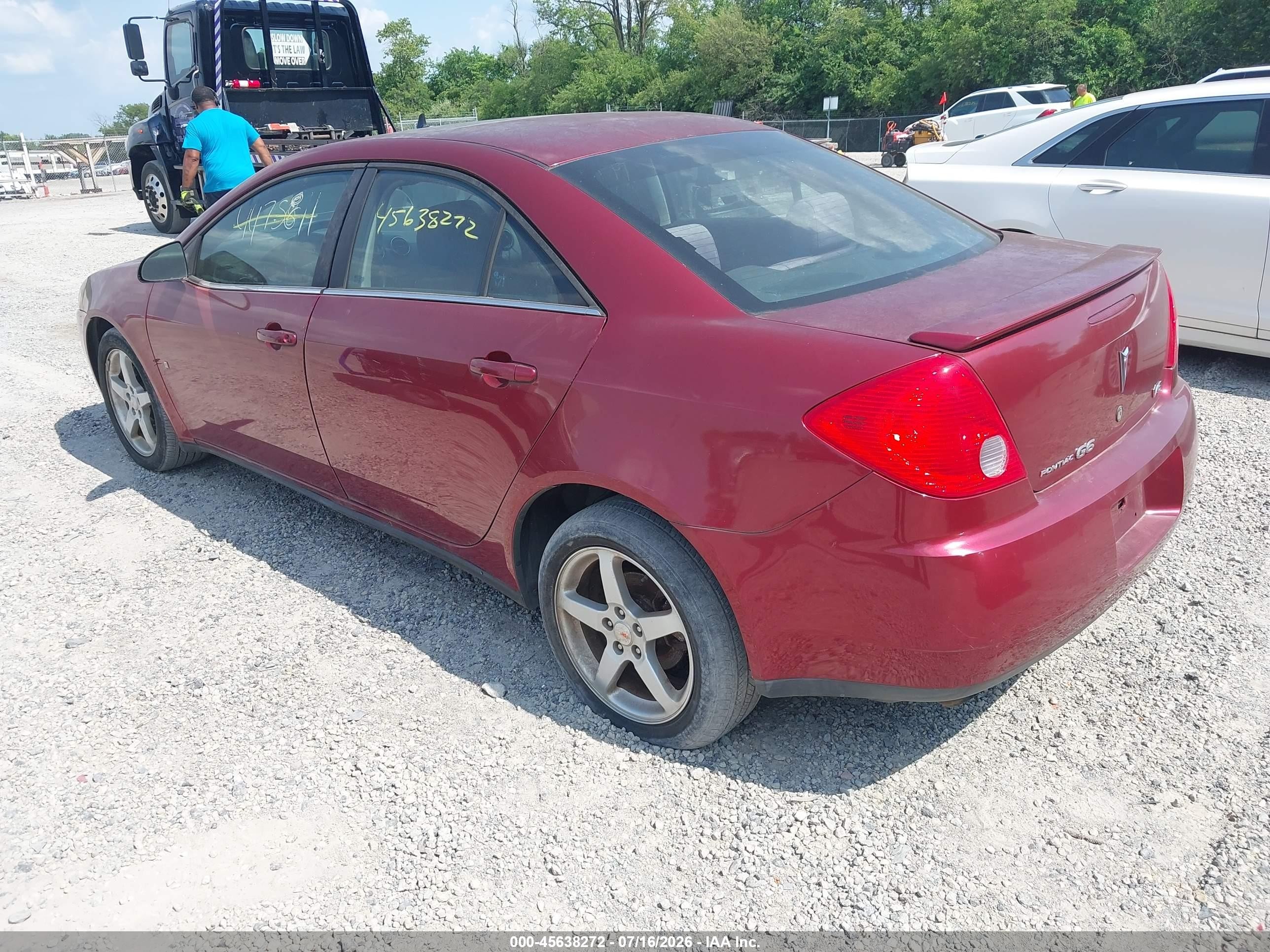 2008 Pontiac G6   Темно-бордовый vin: 1G2ZG57N484204052