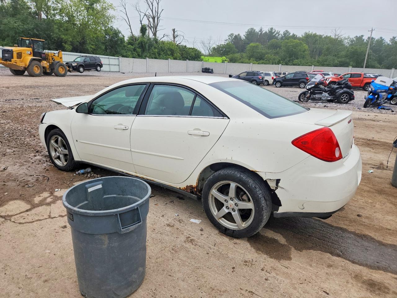 2008 Pontiac G6 Base White vin: 1G2ZG57N584168243