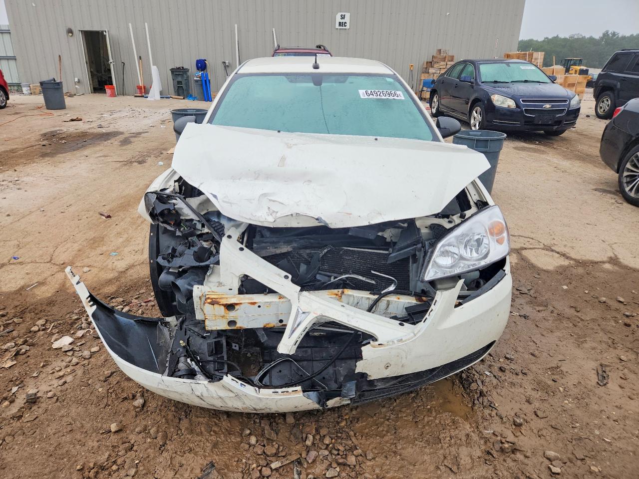 2008 Pontiac G6 Base White vin: 1G2ZG57N584168243