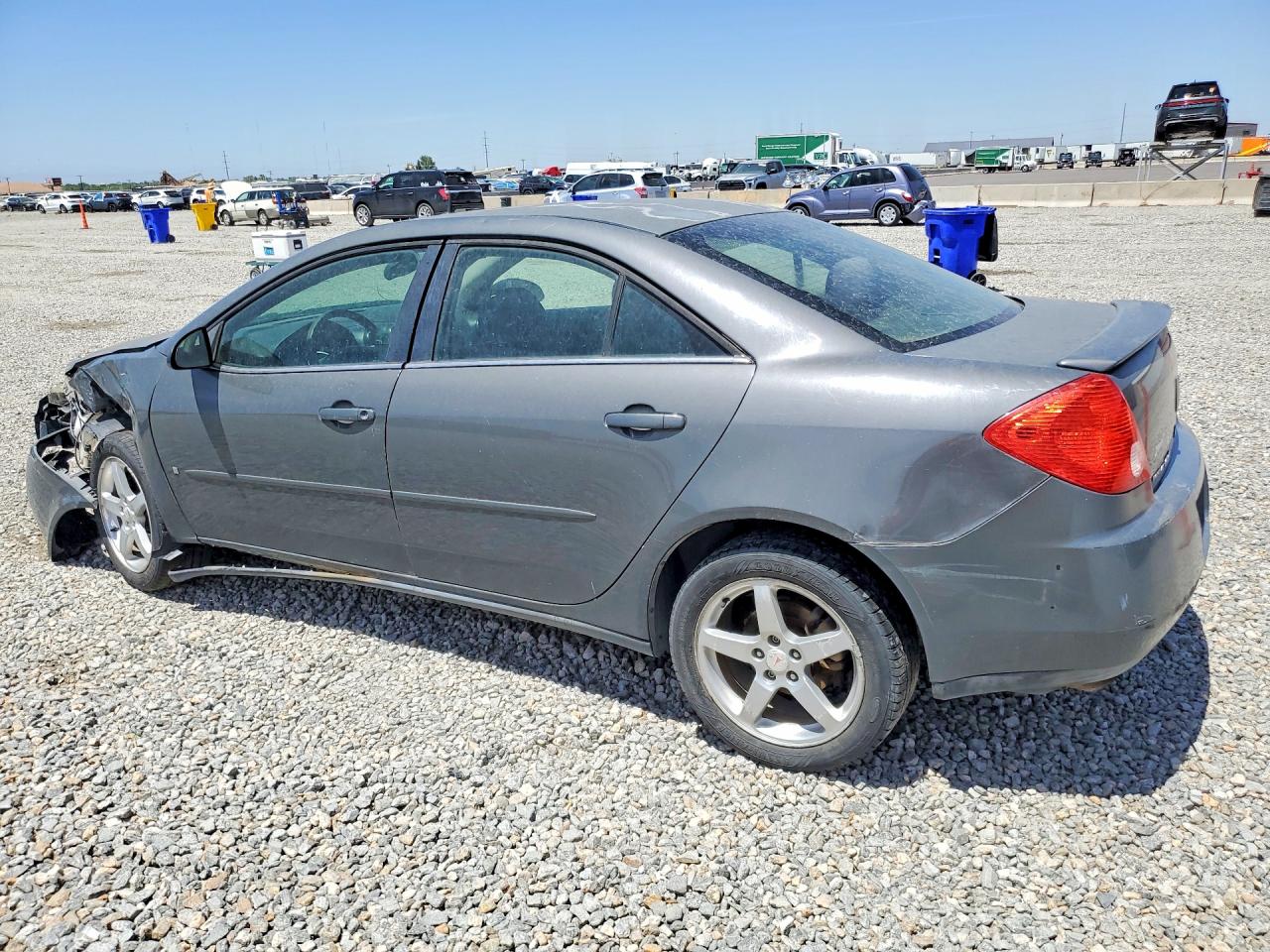 2008 Pontiac G6 Base Gray vin: 1G2ZG57N684162578