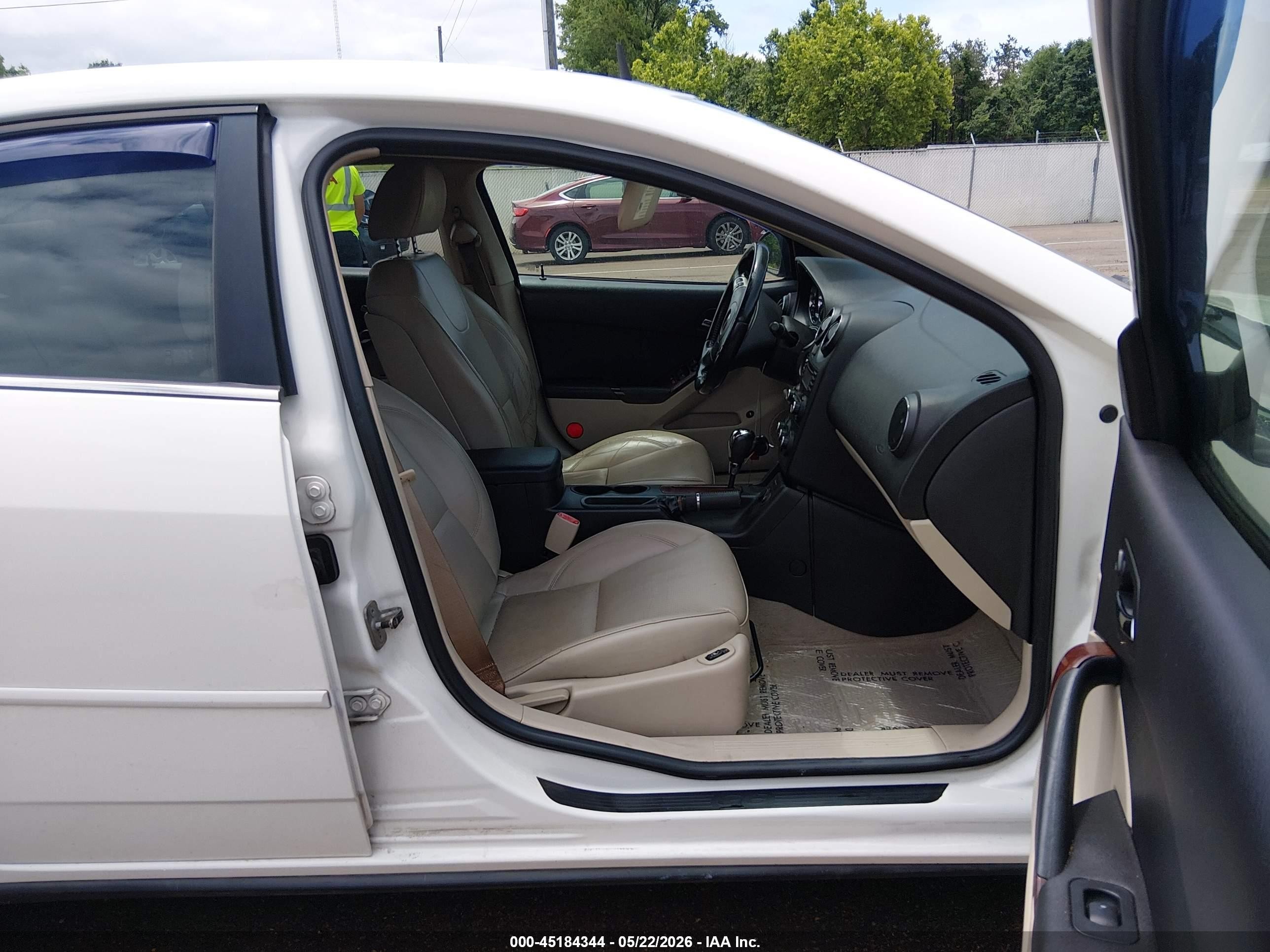 2008 Pontiac G6   White vin: 1G2ZG57N984240982