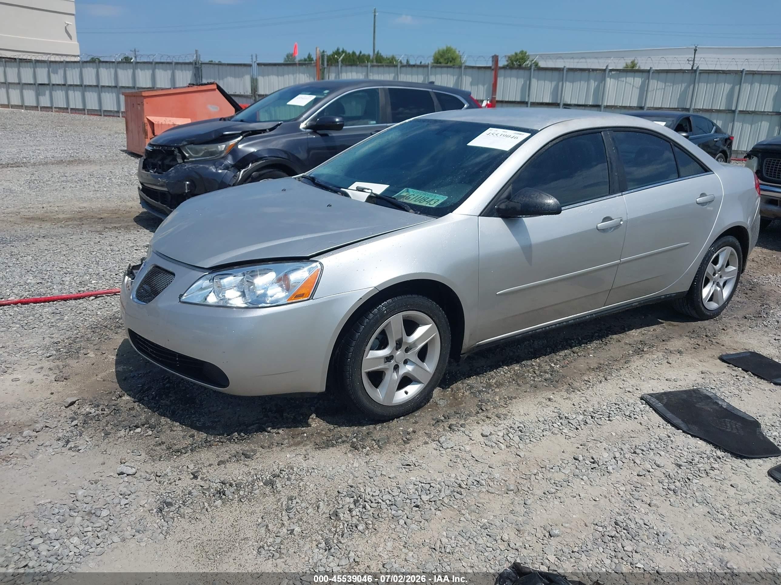2007 Pontiac G6   Silver vin: 1G2ZG58B374243220
