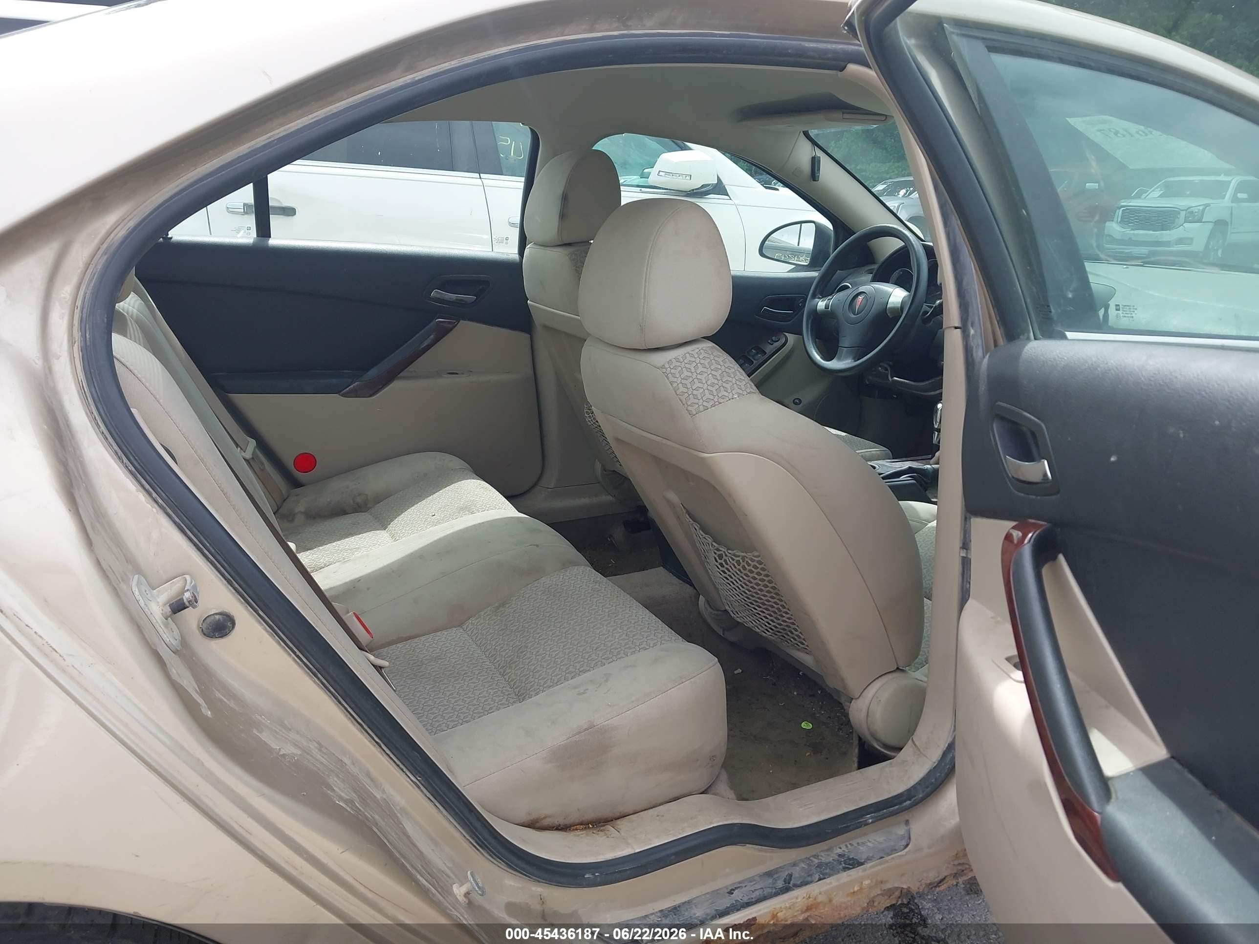 2007 Pontiac G6   Коричневый vin: 1G2ZG58B774196208