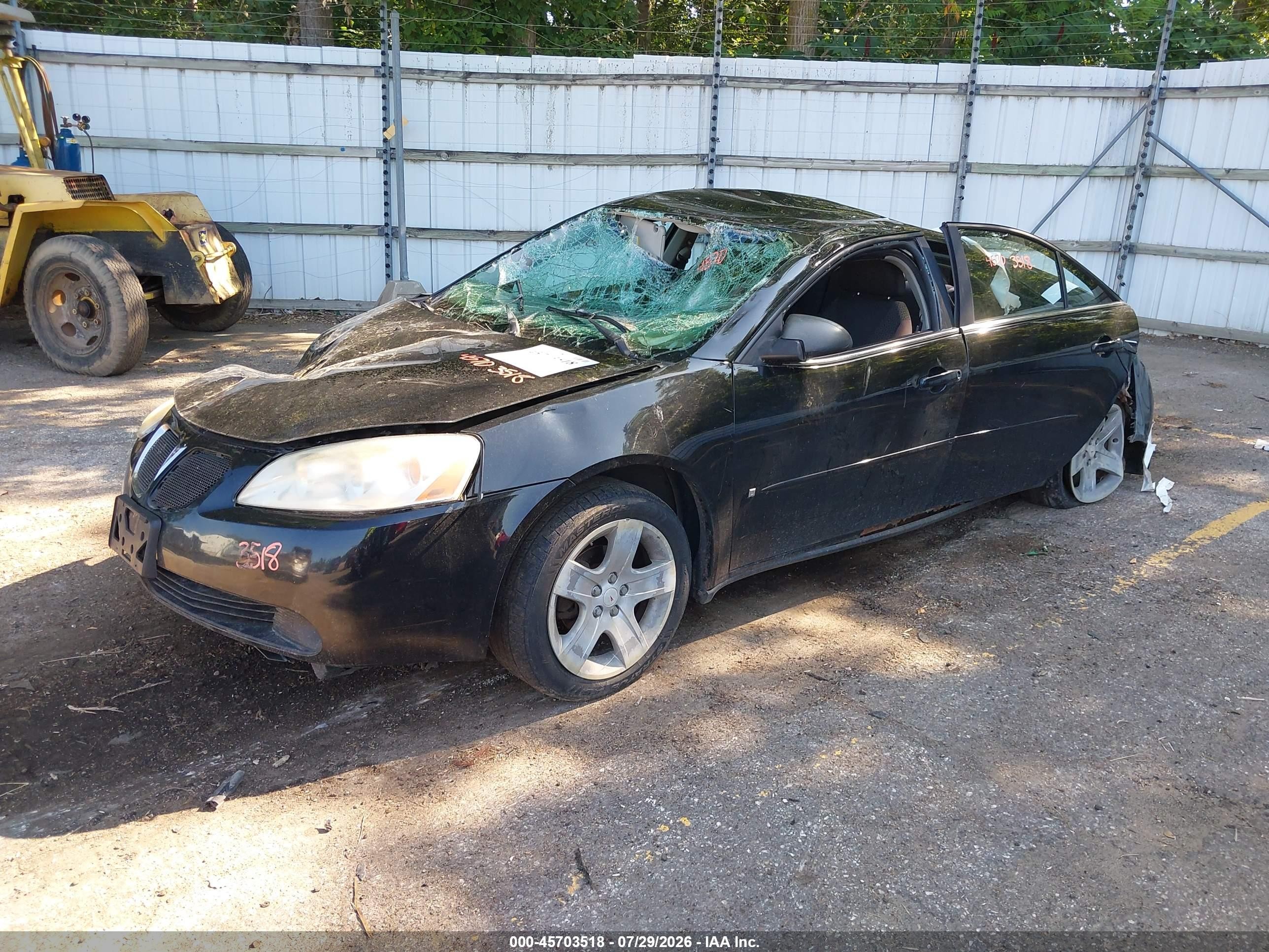 2007 Pontiac G6   Black vin: 1G2ZG58B774218191