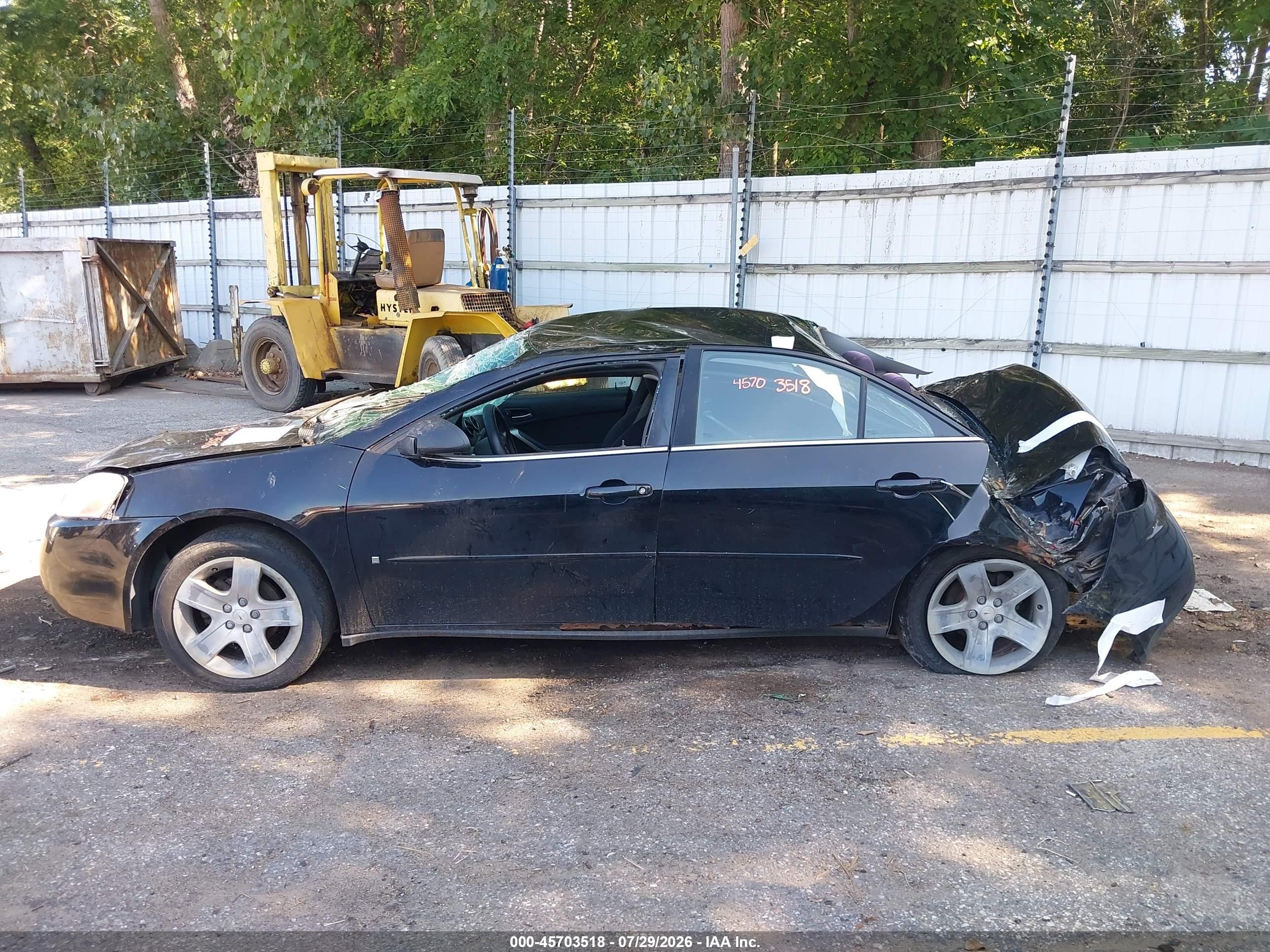 2007 Pontiac G6   Black vin: 1G2ZG58B774218191