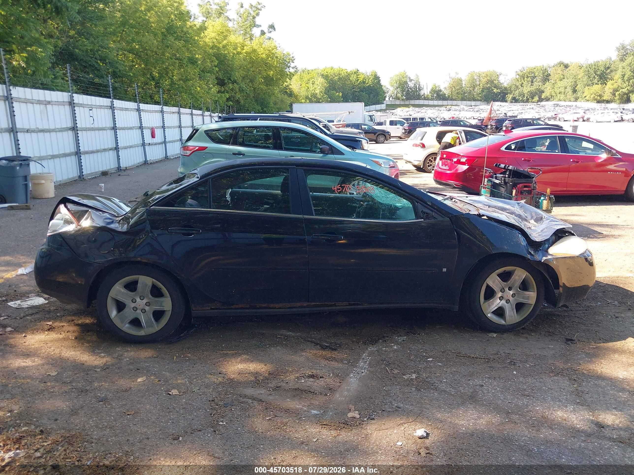 2007 Pontiac G6   Black vin: 1G2ZG58B774218191