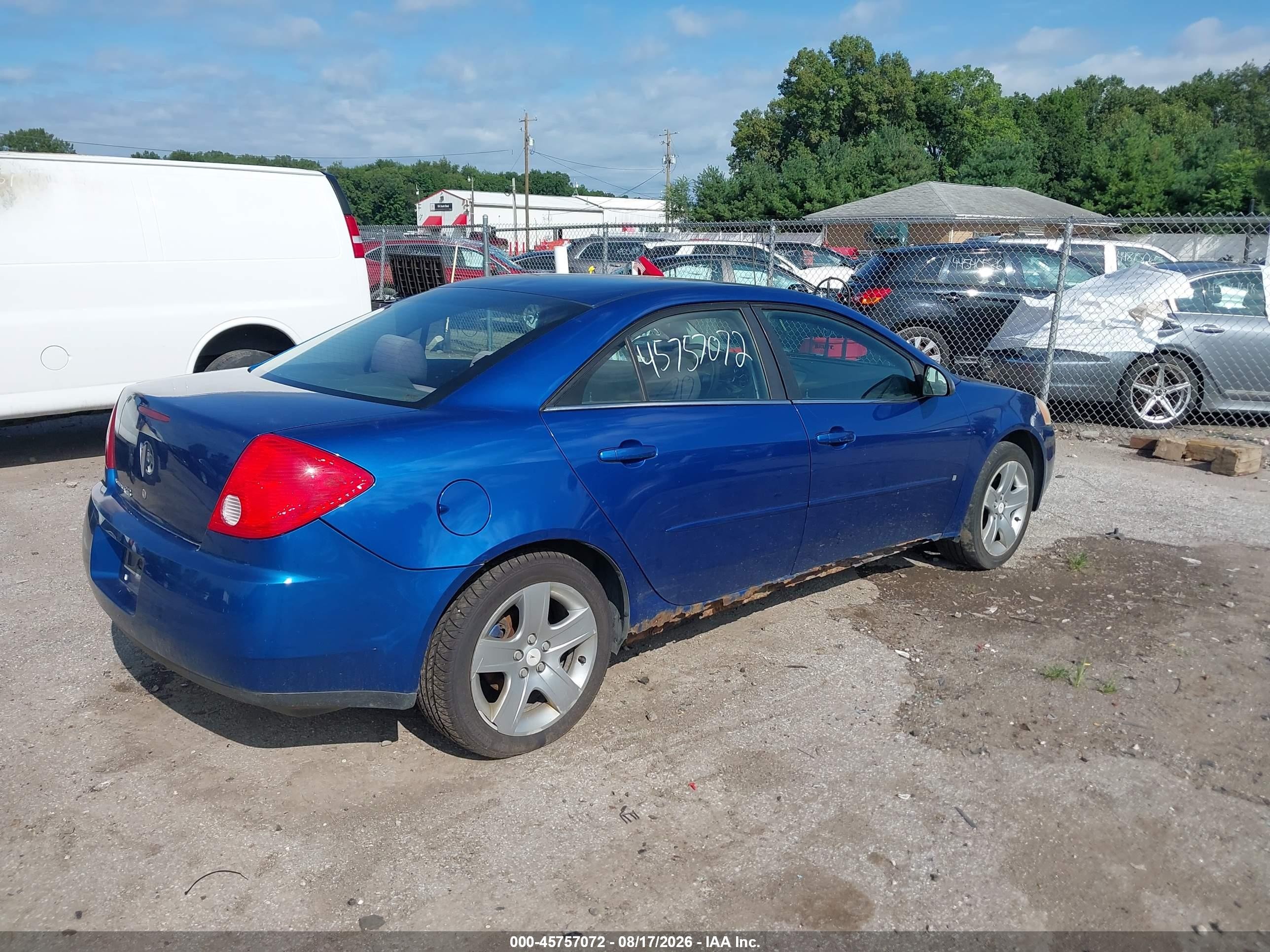 2007 Pontiac G6 Dark Blue vin: 1G2ZG58BX74190533