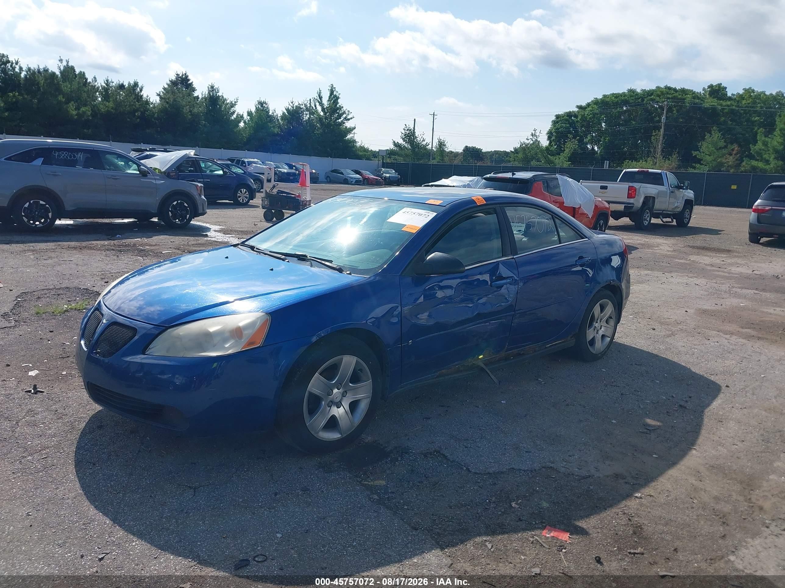 2007 Pontiac G6 Dark Blue vin: 1G2ZG58BX74190533