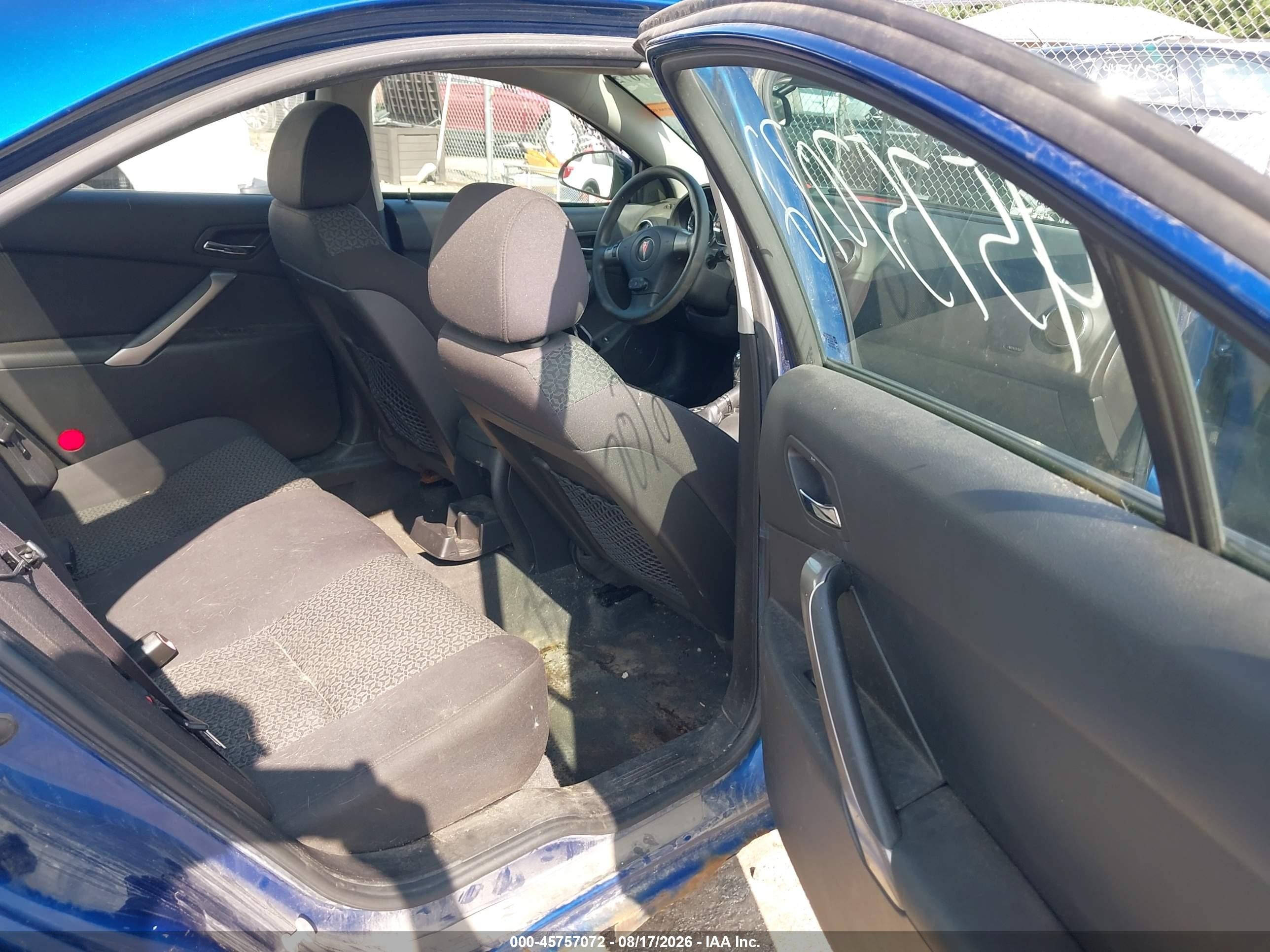 2007 Pontiac G6 Dark Blue vin: 1G2ZG58BX74190533