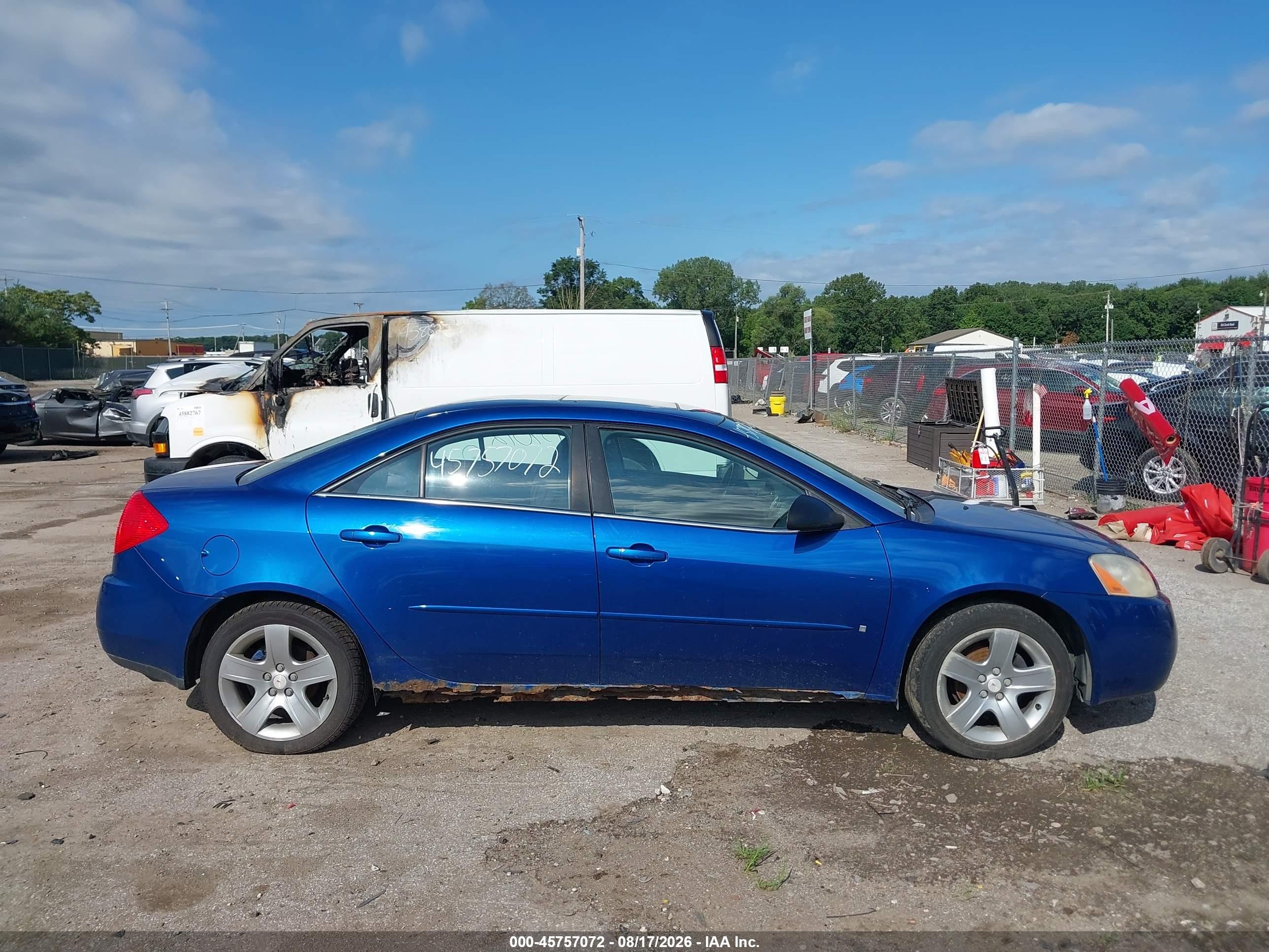 2007 Pontiac G6 Dark Blue vin: 1G2ZG58BX74190533