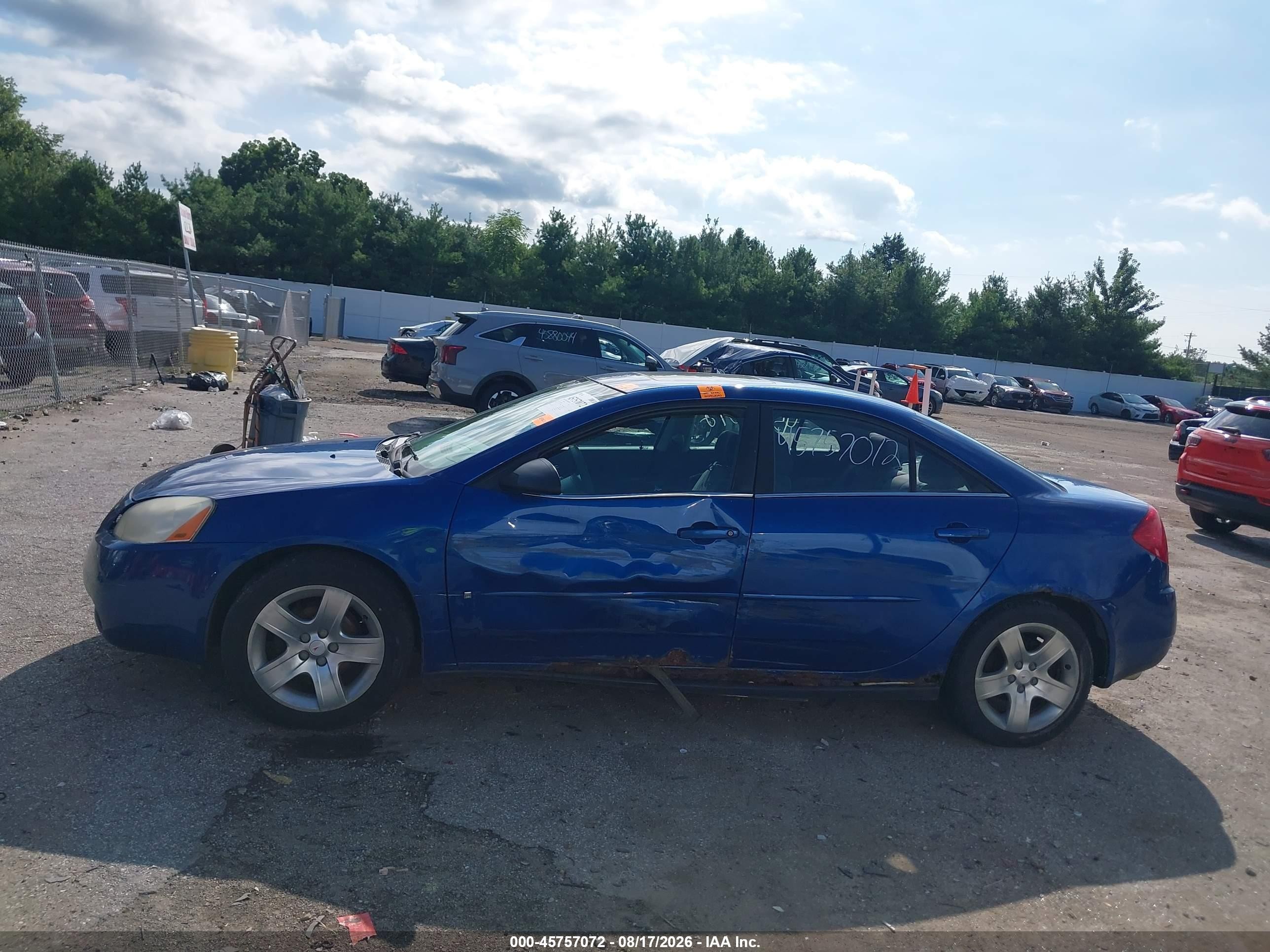 2007 Pontiac G6 Dark Blue vin: 1G2ZG58BX74190533