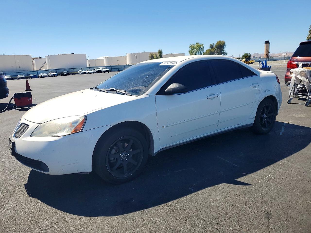 2007 Pontiac G6 Base White vin: 1G2ZG58BX74198776
