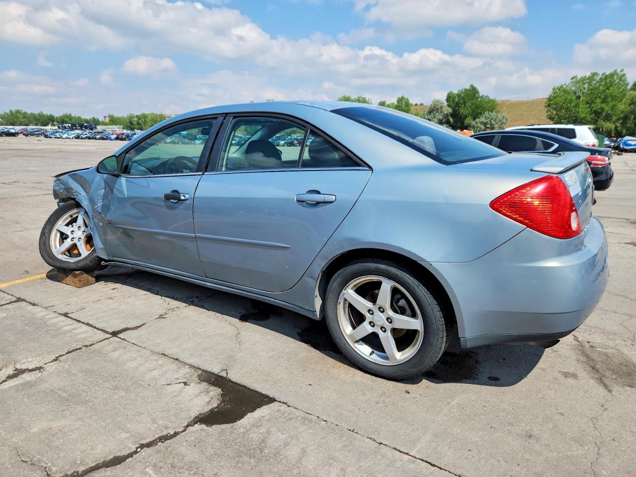 2007 Pontiac G6 Base/se Blue vin: 1G2ZG58N074273723