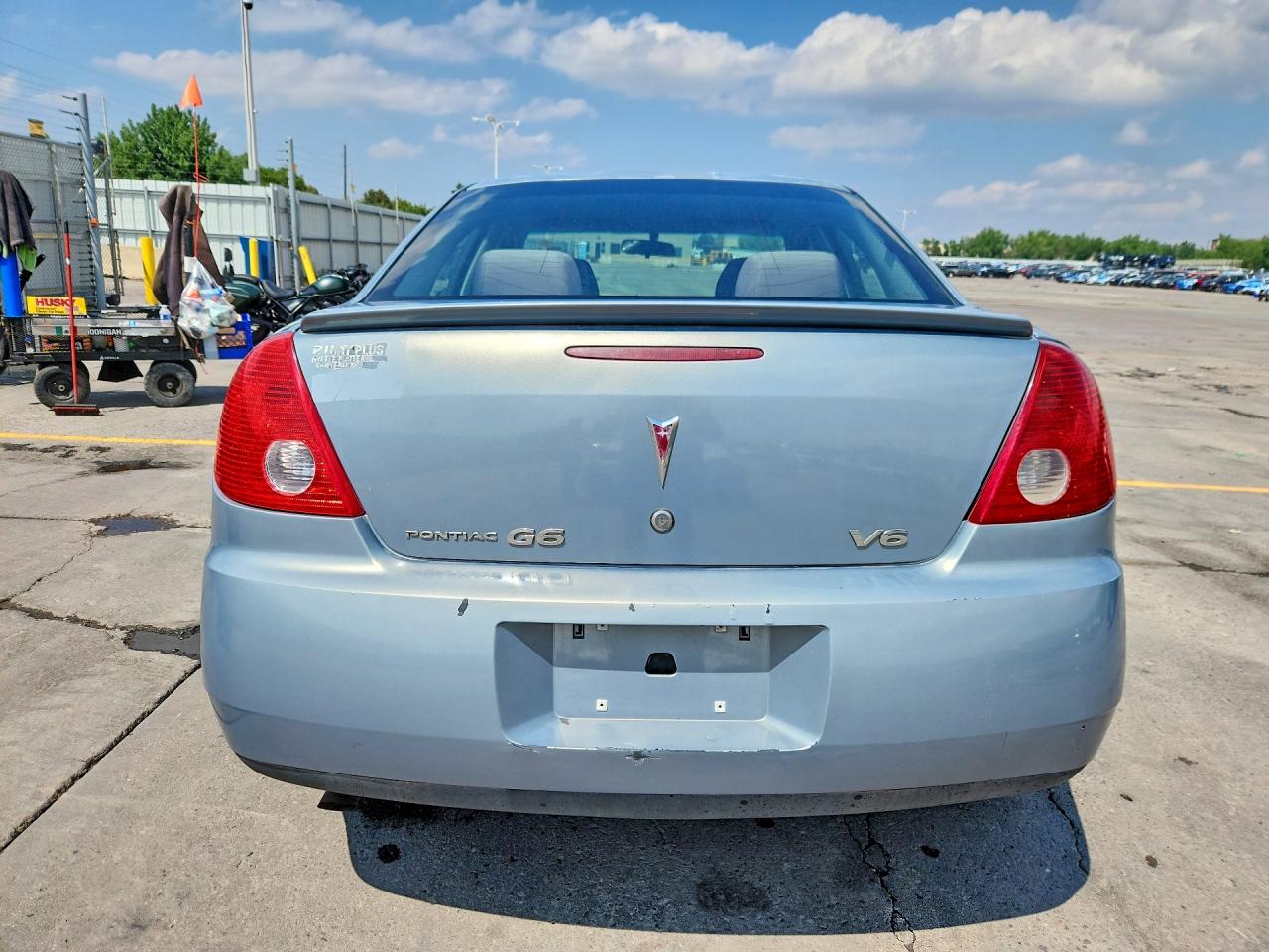 2007 Pontiac G6 Base/se Blue vin: 1G2ZG58N074273723