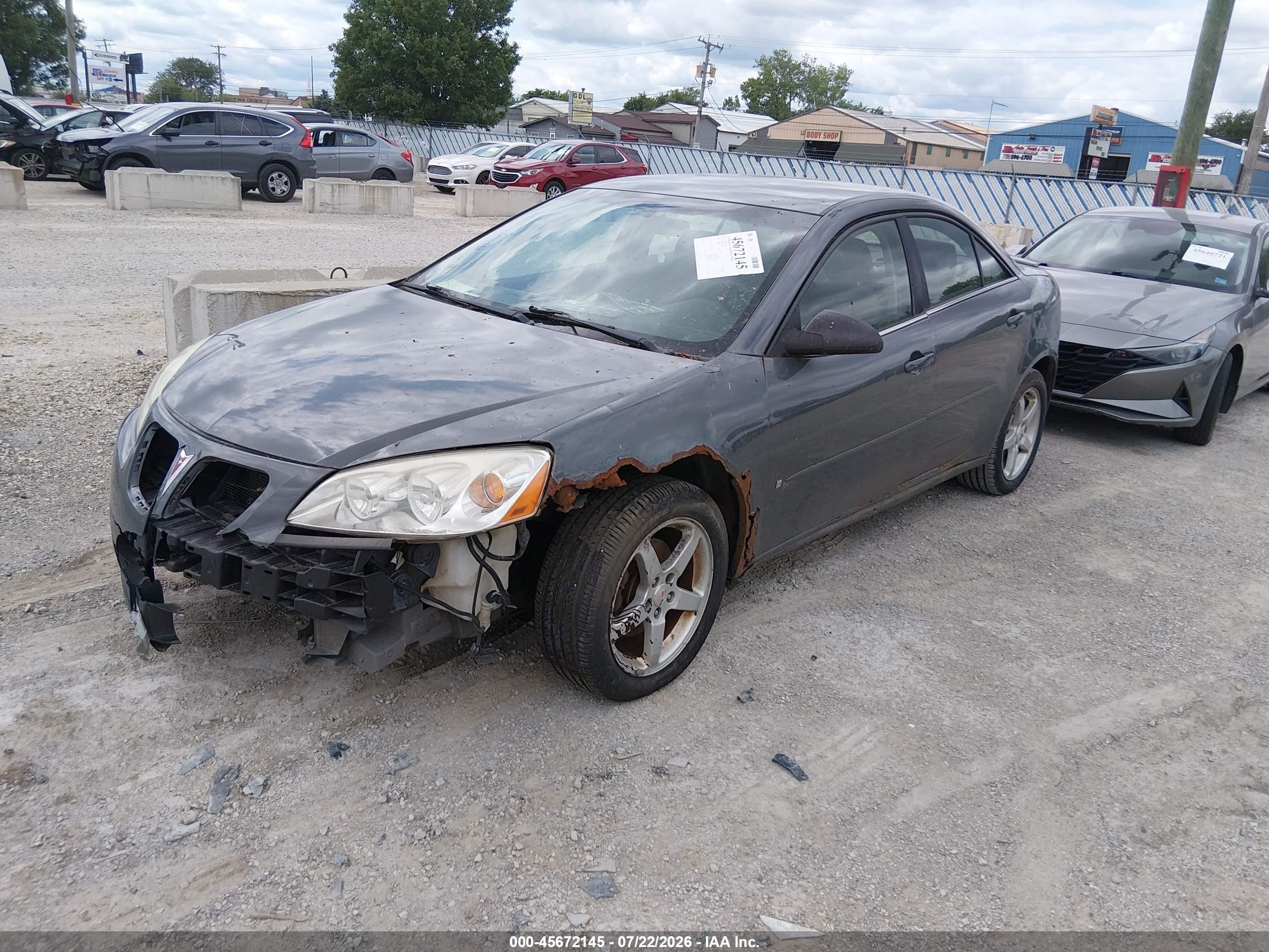 2007 Pontiac G6   Gray vin: 1G2ZG58N174233246
