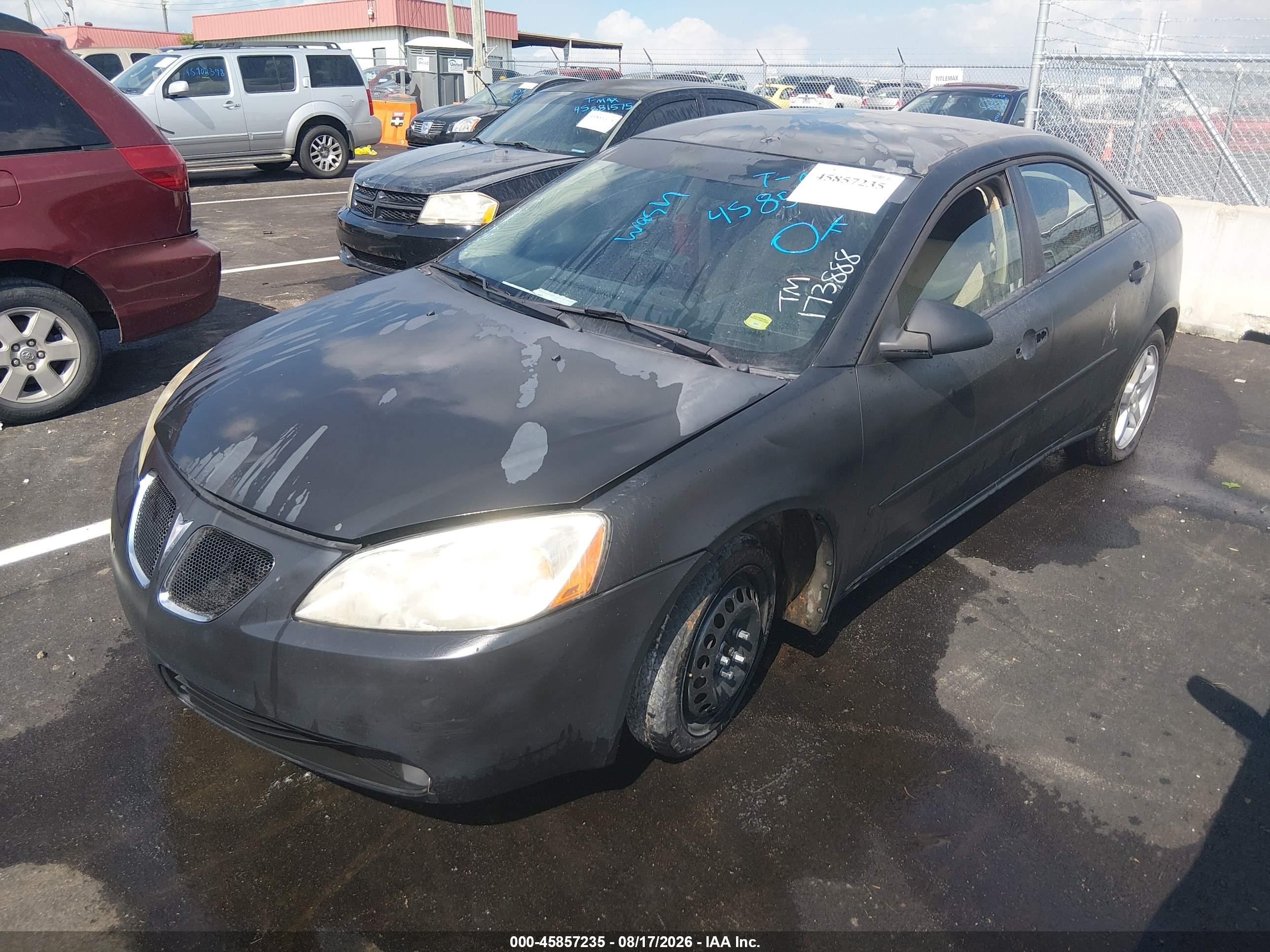 2007 Pontiac G6   Black vin: 1G2ZG58N374173888
