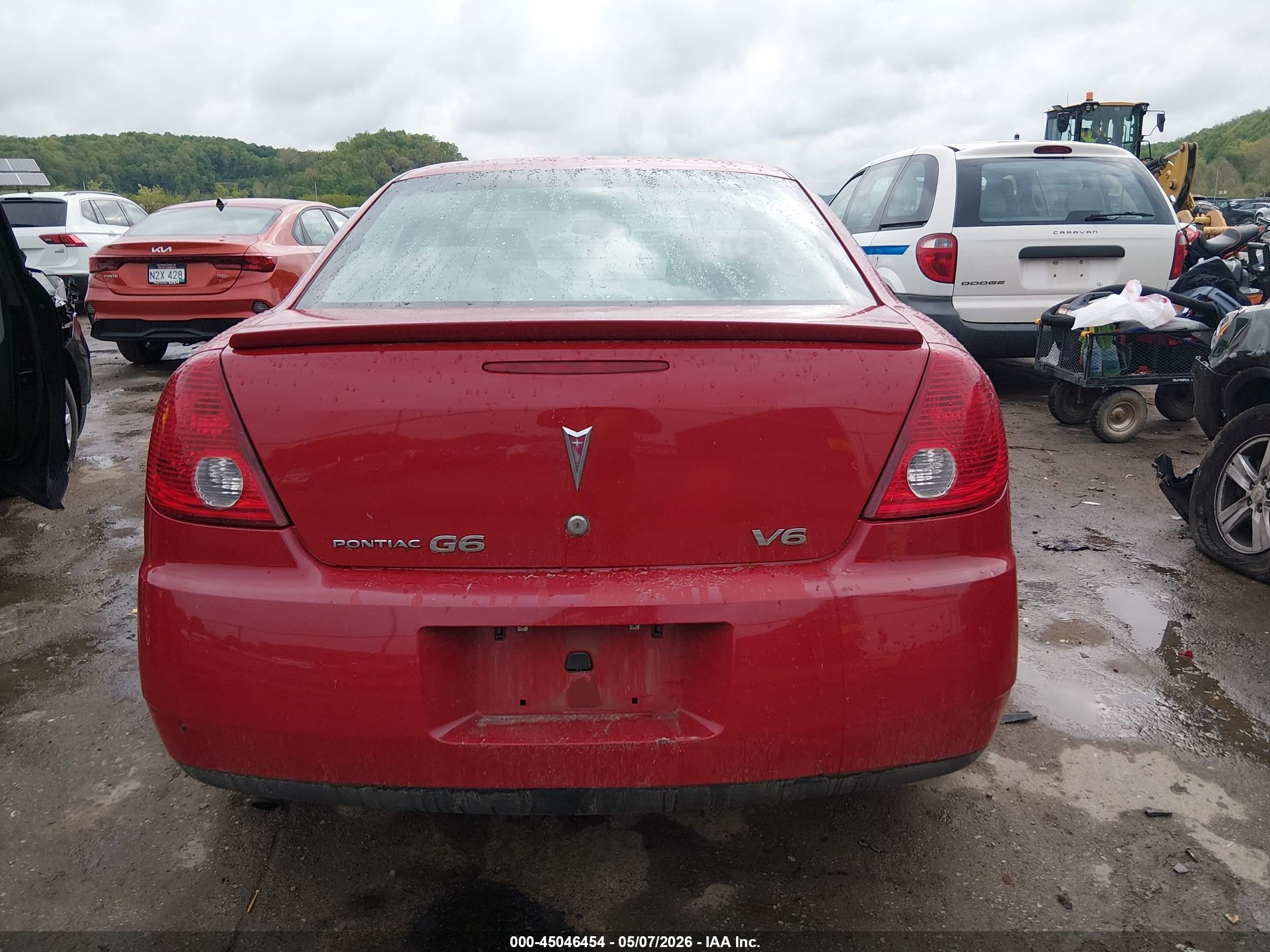 2007 Pontiac G6   Red vin: 1G2ZG58N374225164