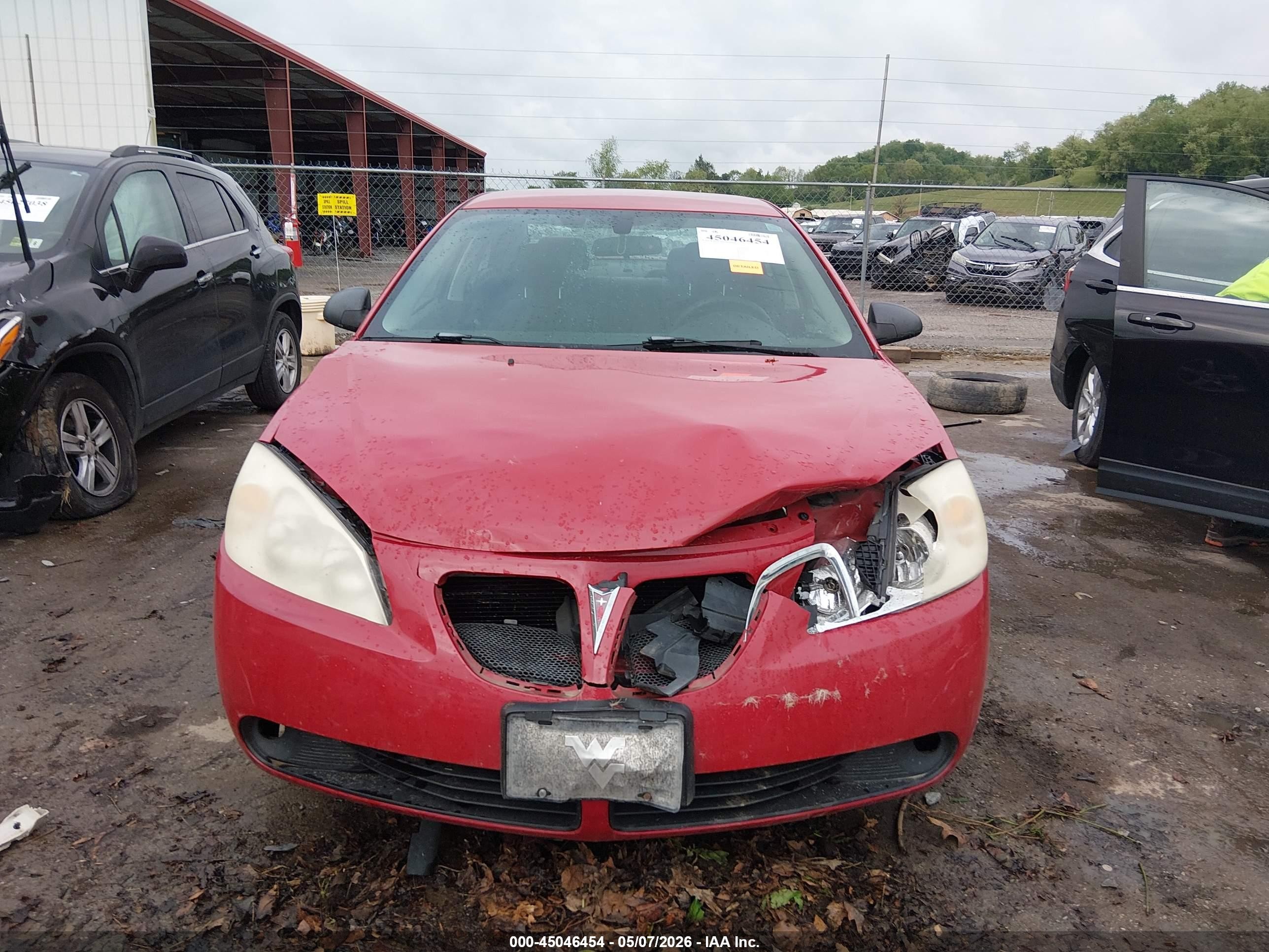 2007 Pontiac G6   Red vin: 1G2ZG58N374225164
