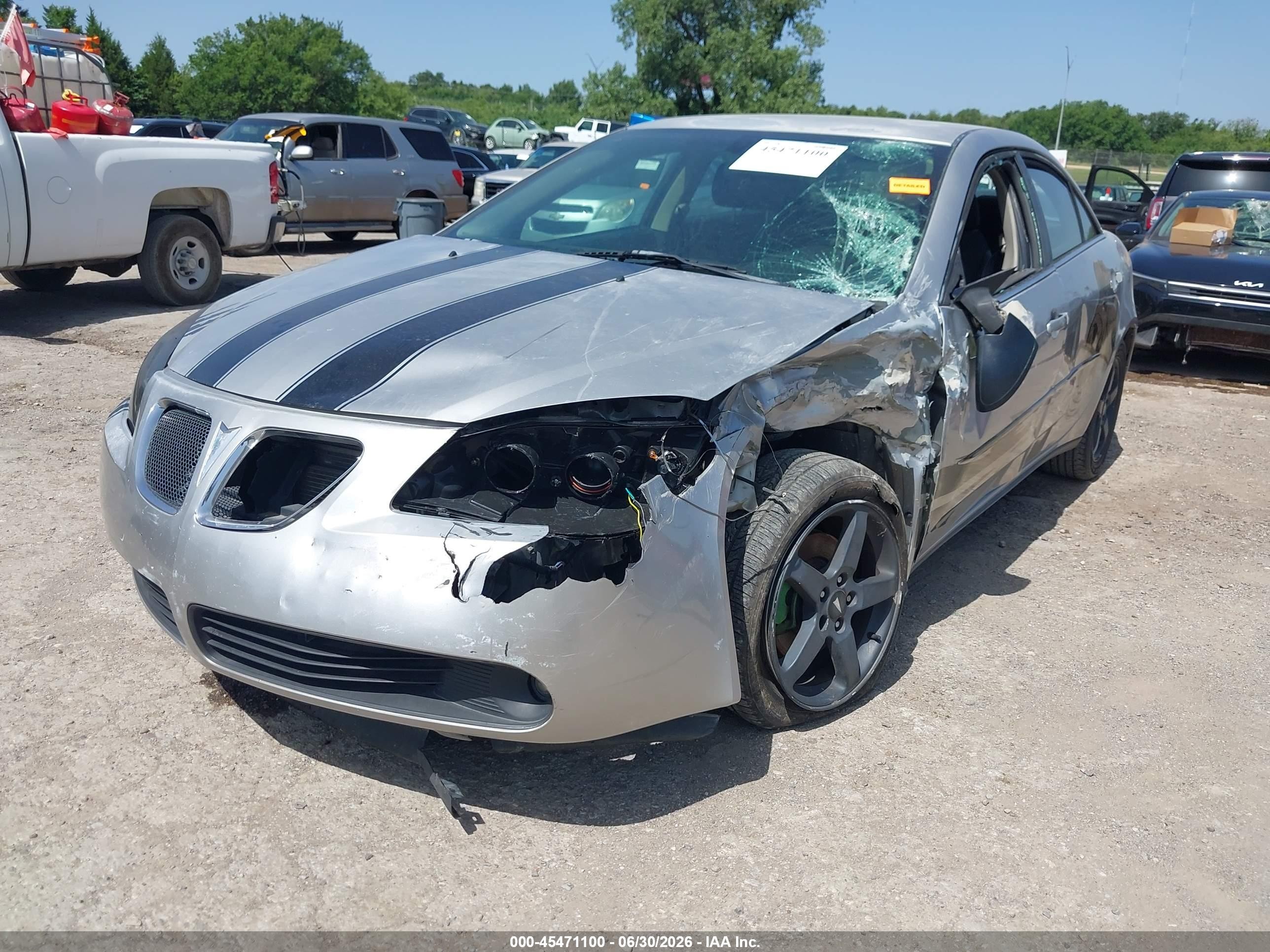 2007 Pontiac G6   Silver vin: 1G2ZG58N574123493