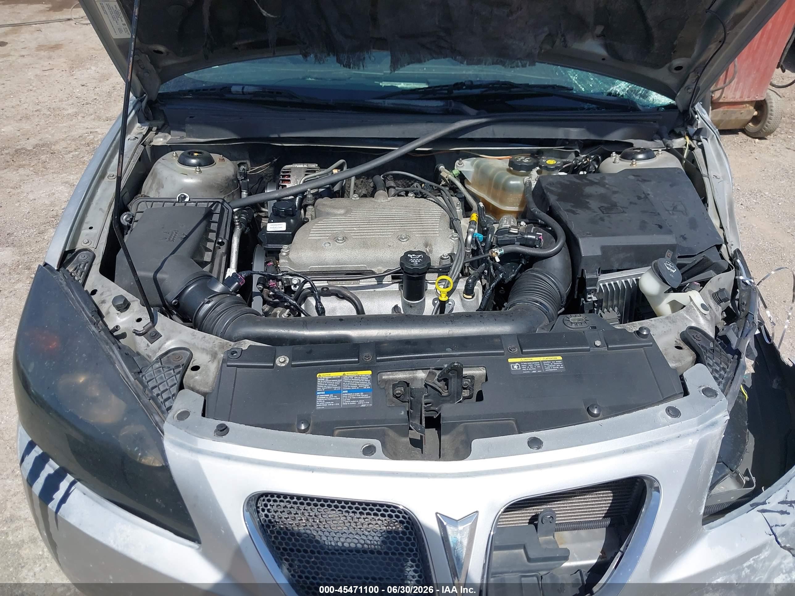 2007 Pontiac G6   Silver vin: 1G2ZG58N574123493