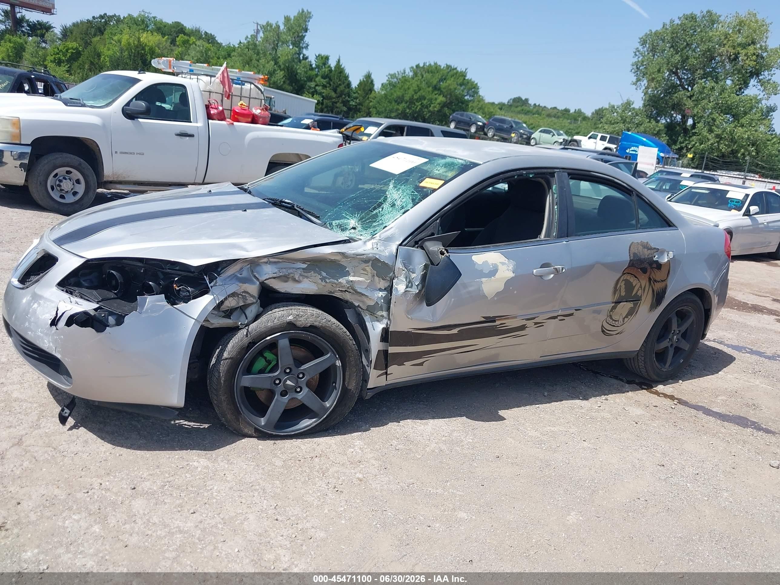 2007 Pontiac G6   Silver vin: 1G2ZG58N574123493