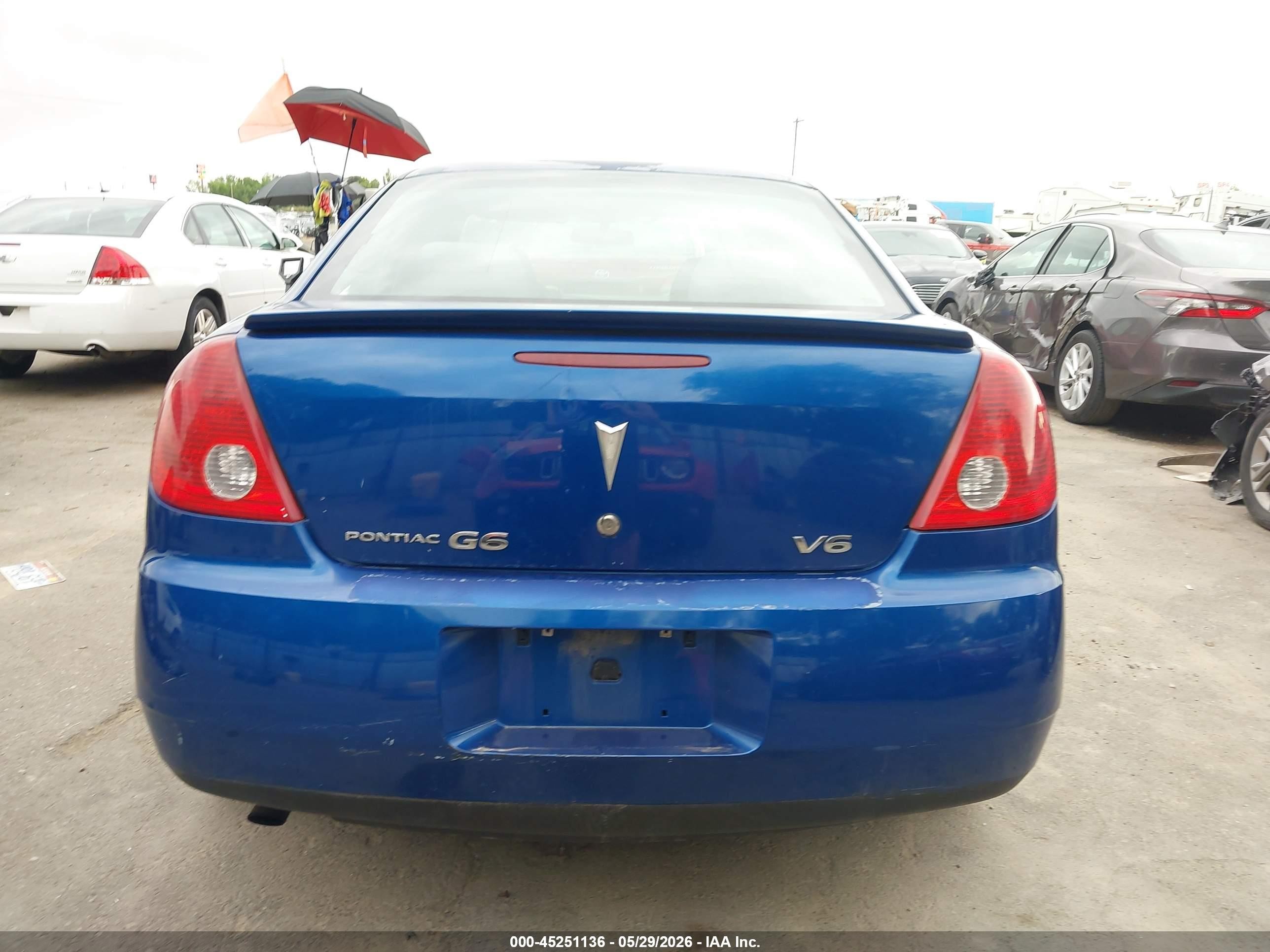 2007 Pontiac G6   Blue vin: 1G2ZG58N574137880