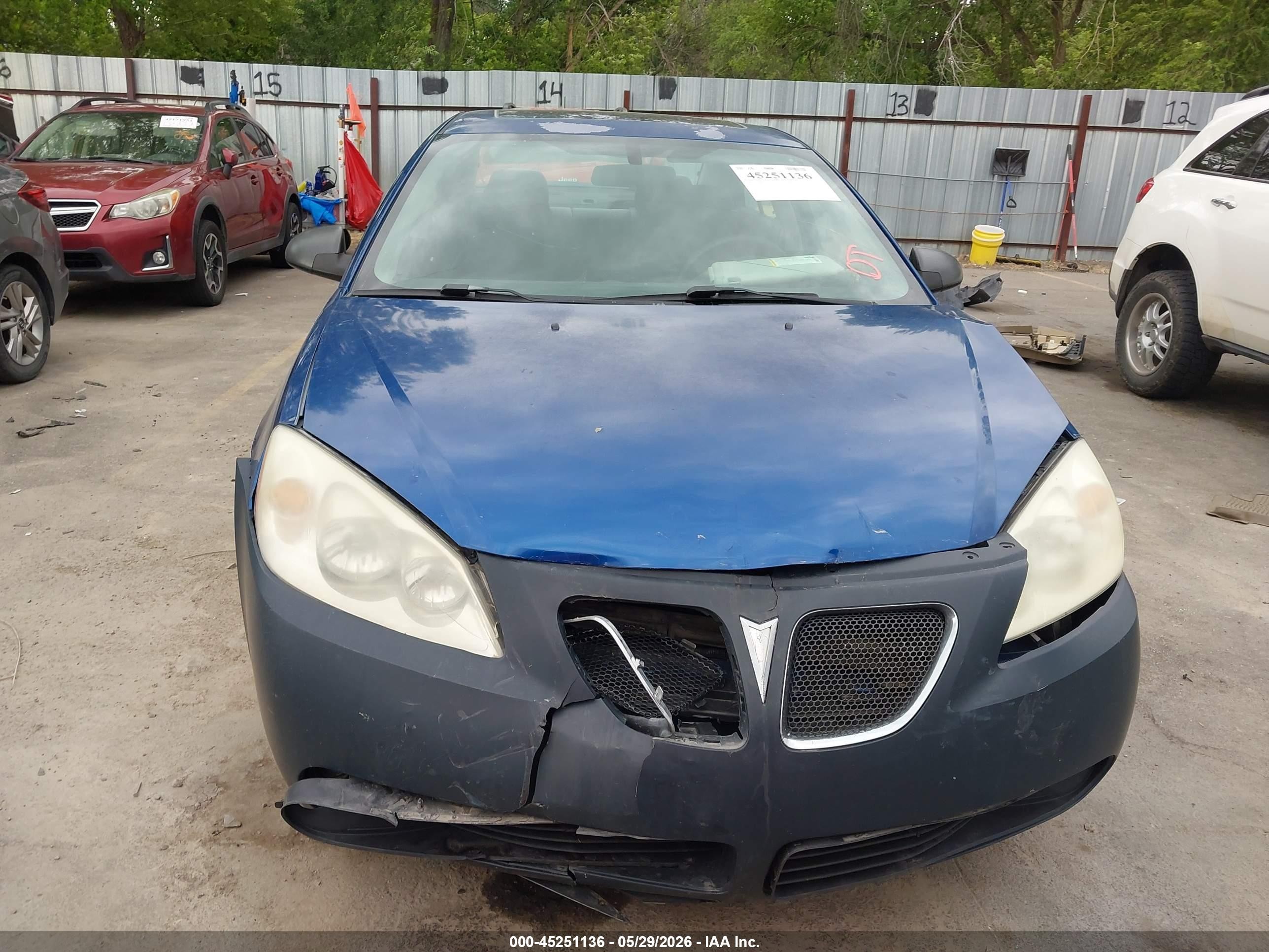 2007 Pontiac G6   Blue vin: 1G2ZG58N574137880