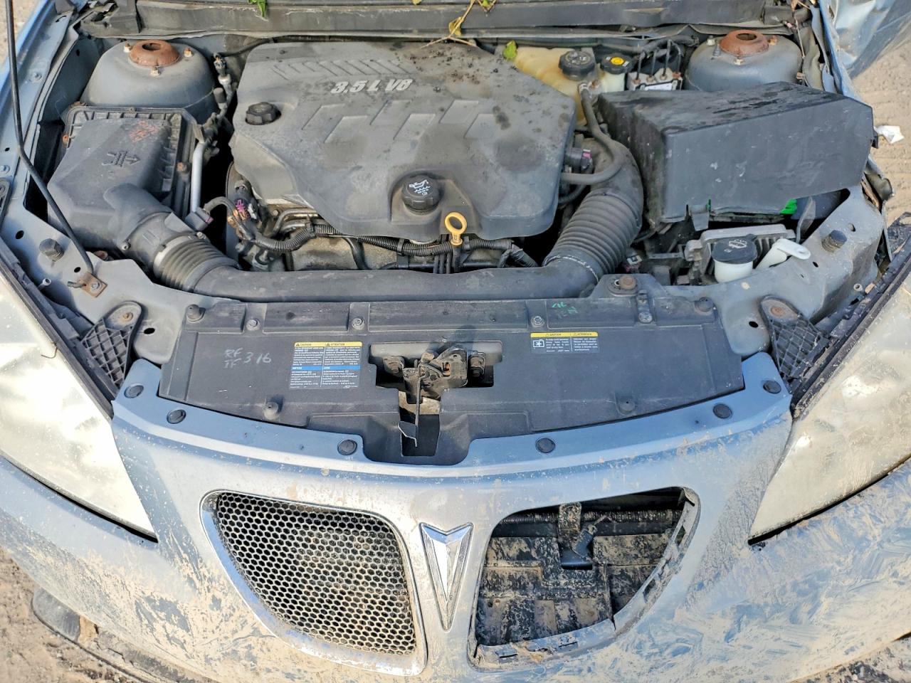 2007 Pontiac G6 Base Gray vin: 1G2ZG58N574270431