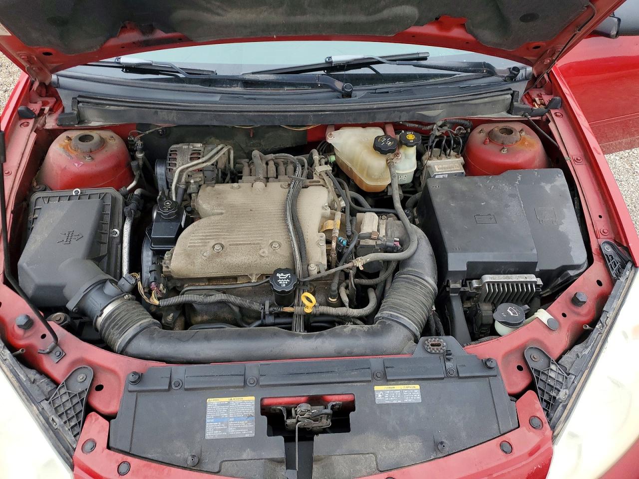 2007 Pontiac G6 Base Red vin: 1G2ZG58N774207363