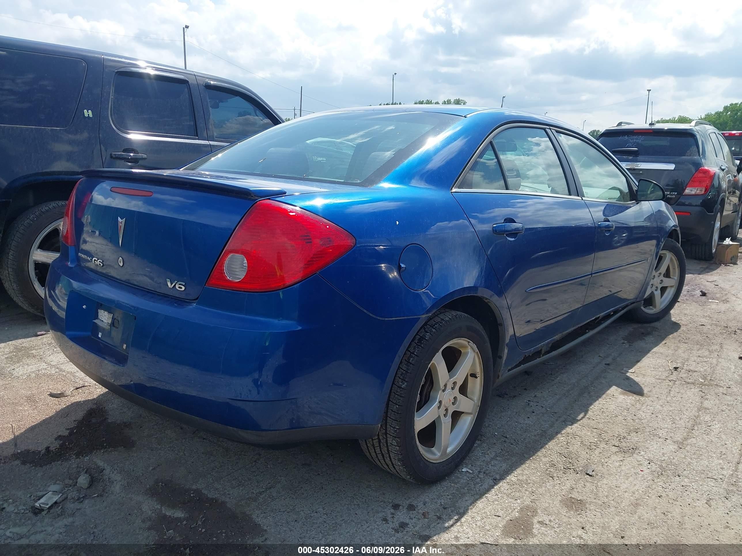 2007 Pontiac G6   Синий vin: 1G2ZG58N974196950