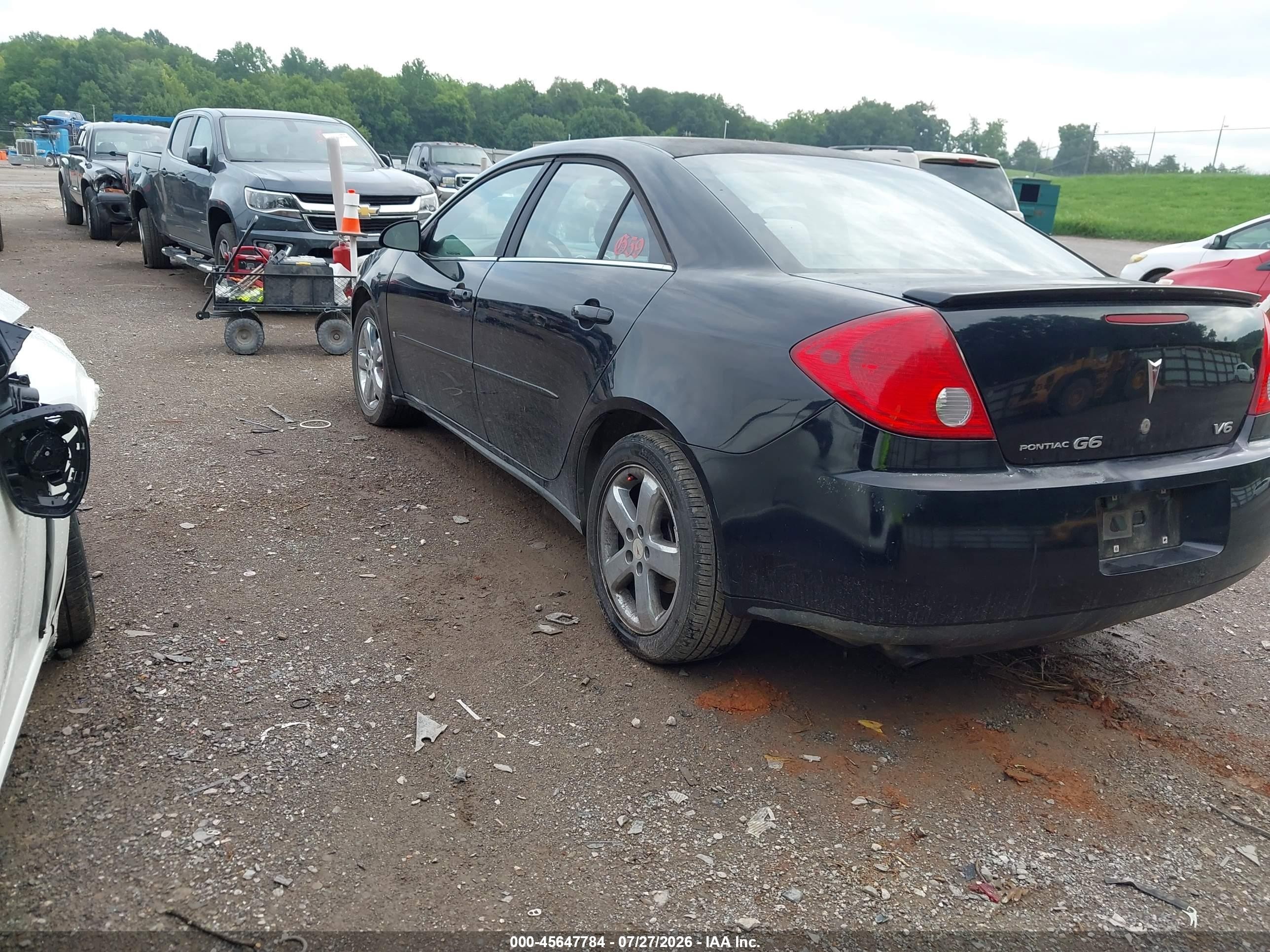 2007 Pontiac G6   Black vin: 1G2ZG58NX74259151