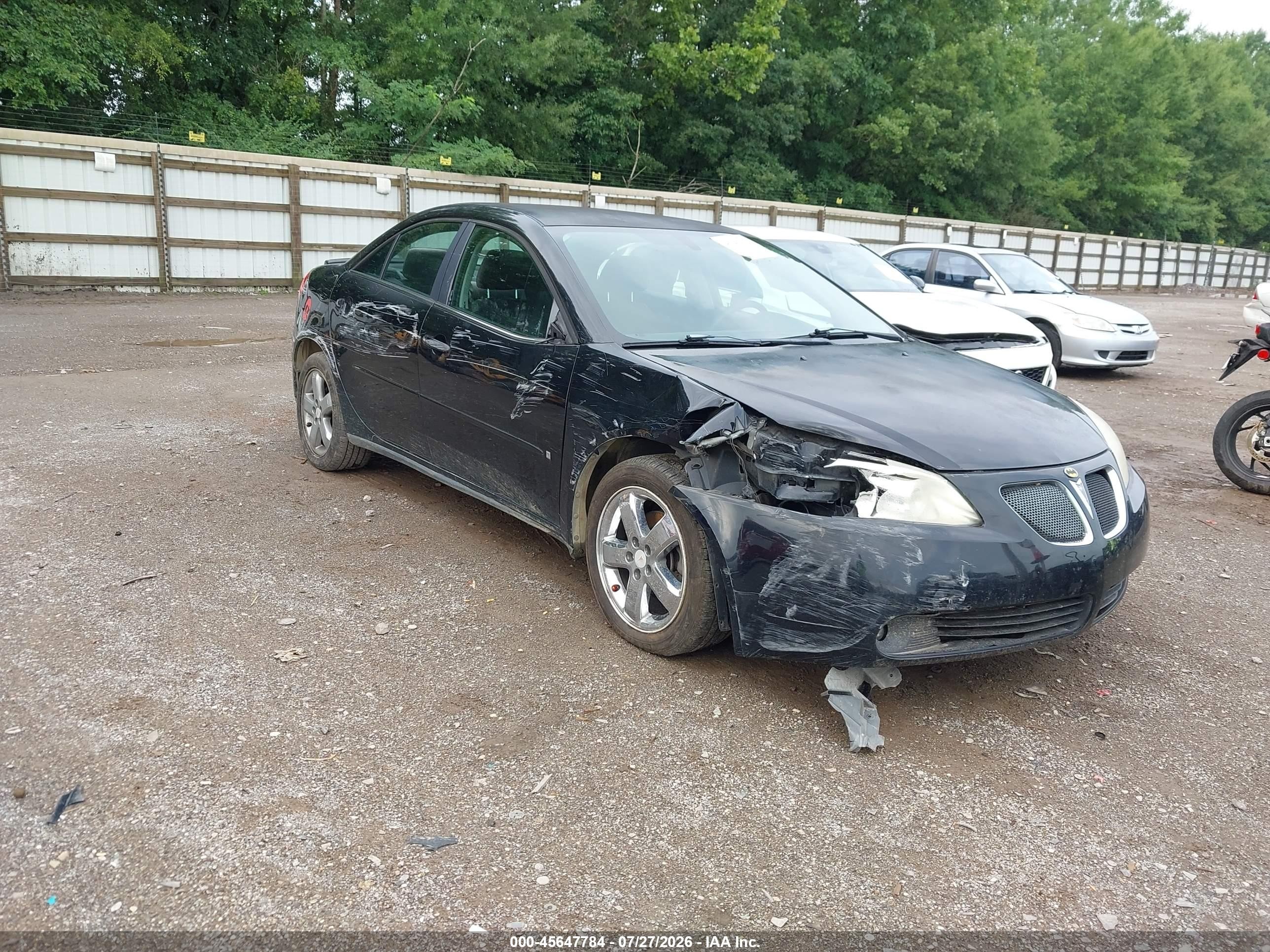 2007 Pontiac G6   Black vin: 1G2ZG58NX74259151