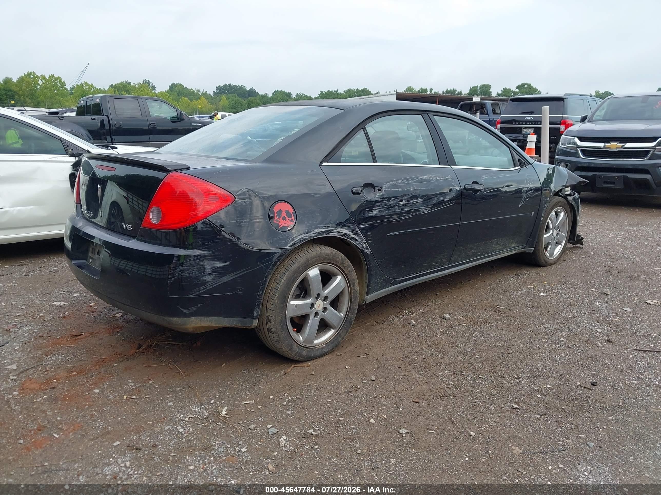 2007 Pontiac G6   Black vin: 1G2ZG58NX74259151