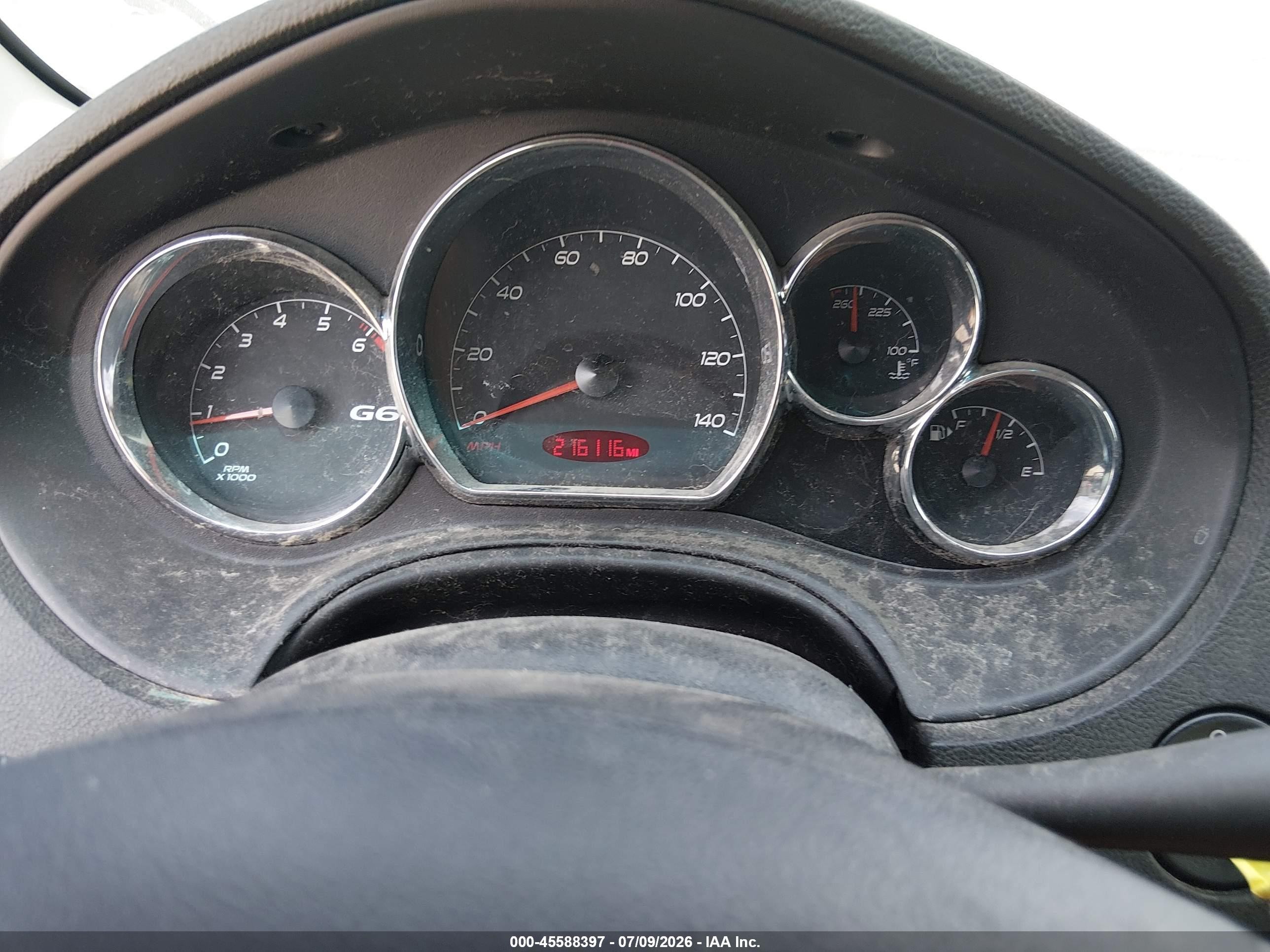 2006 Pontiac G6 Gt Black vin: 1G2ZH158264182133