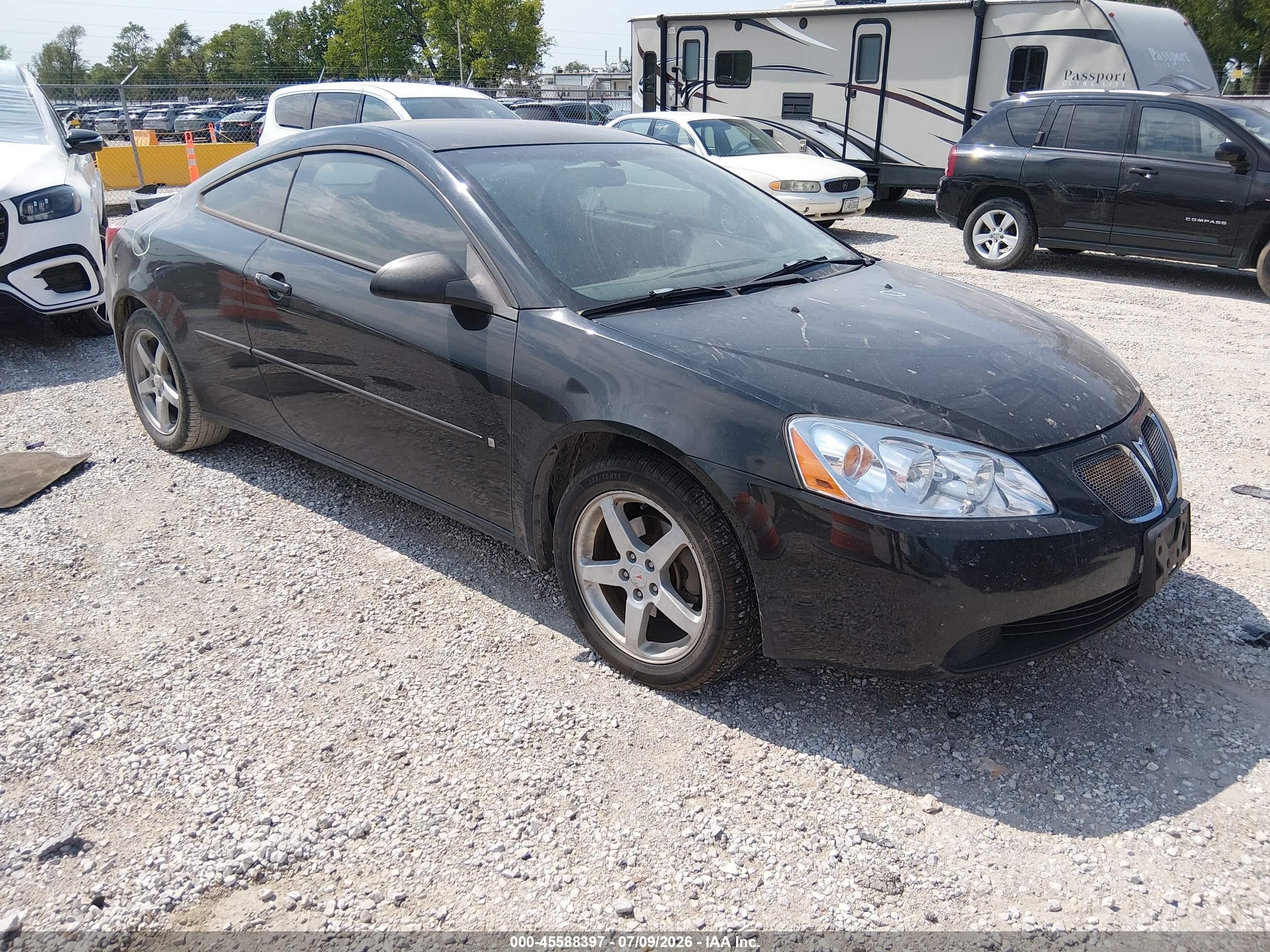 2006 Pontiac G6 Gt Black vin: 1G2ZH158264182133