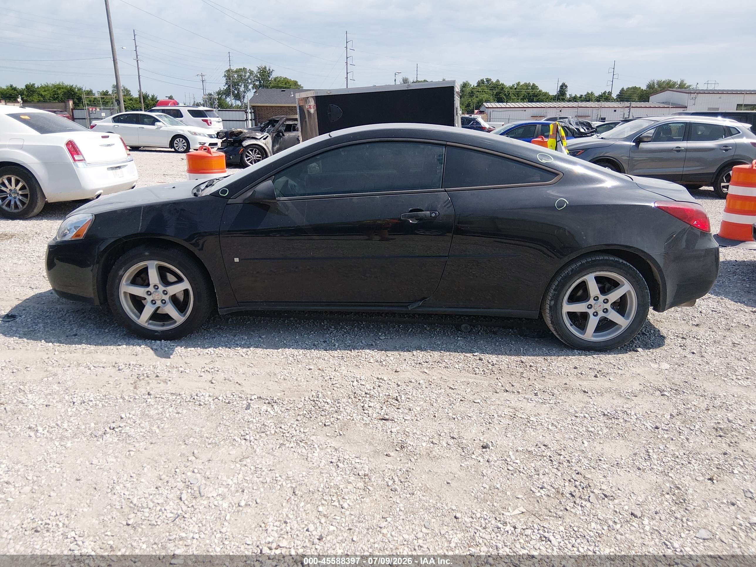 2006 Pontiac G6 Gt Black vin: 1G2ZH158264182133
