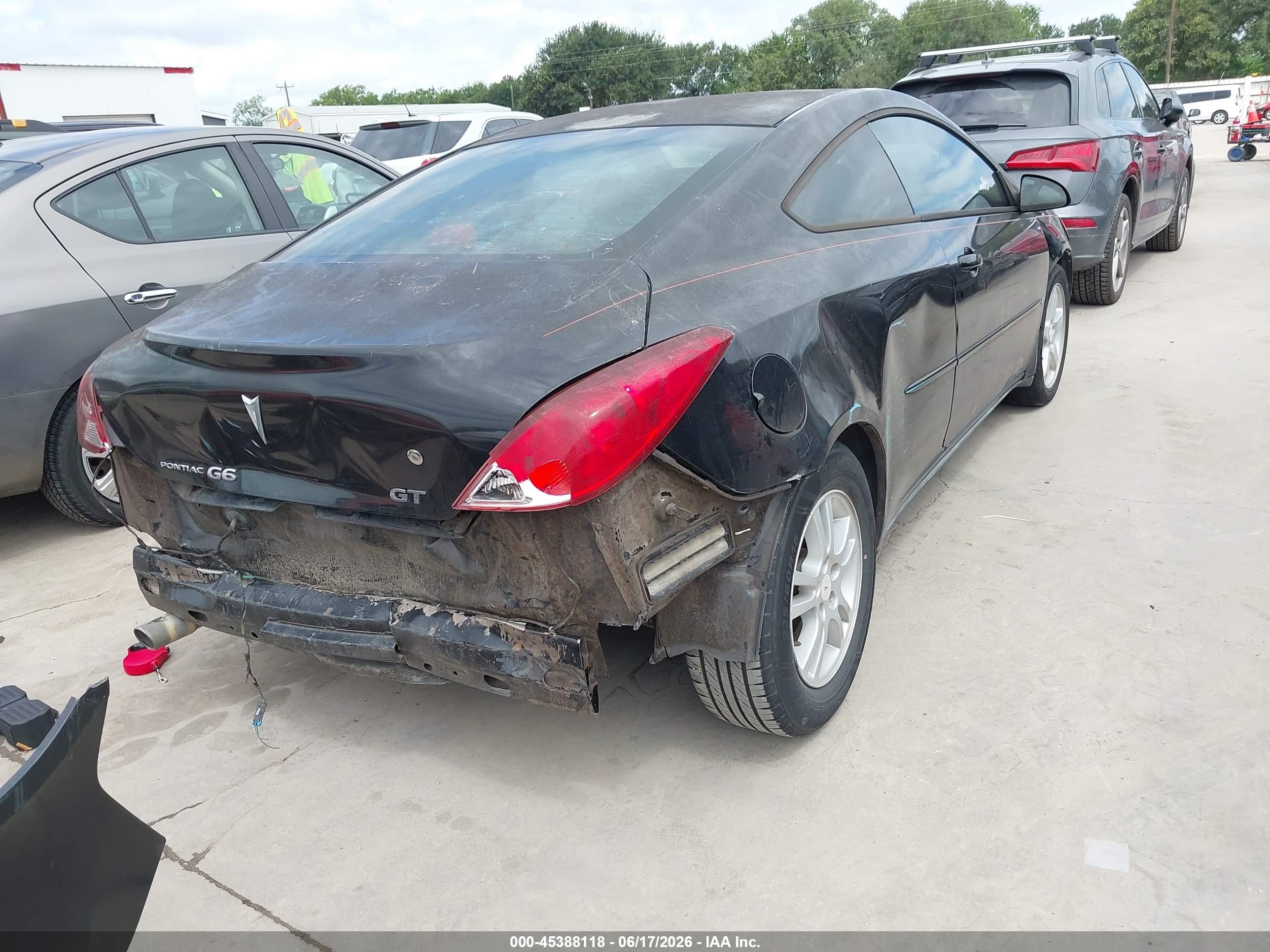2006 Pontiac G6 Gt Black vin: 1G2ZH158864272693