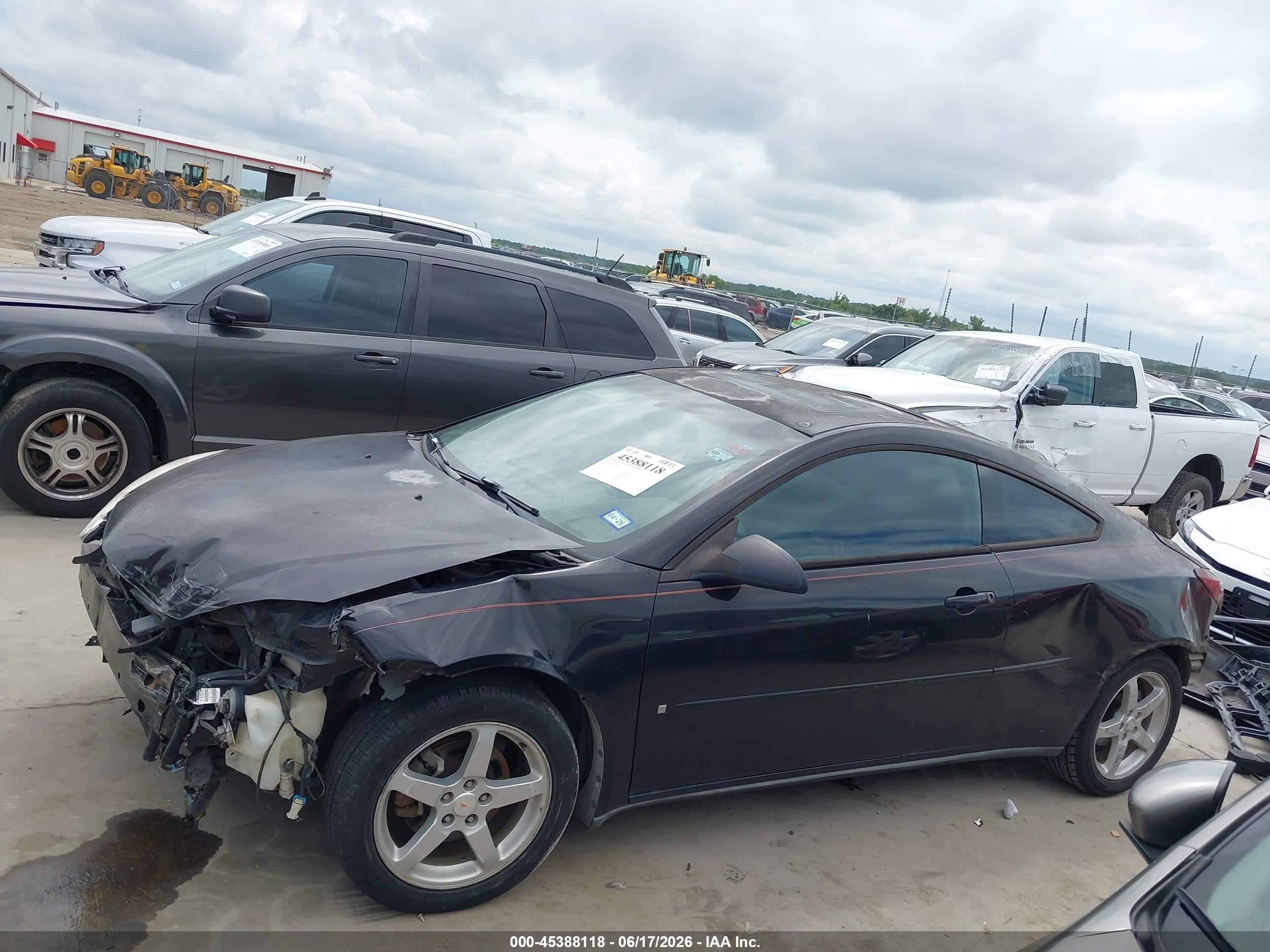 2006 Pontiac G6 Gt Black vin: 1G2ZH158864272693