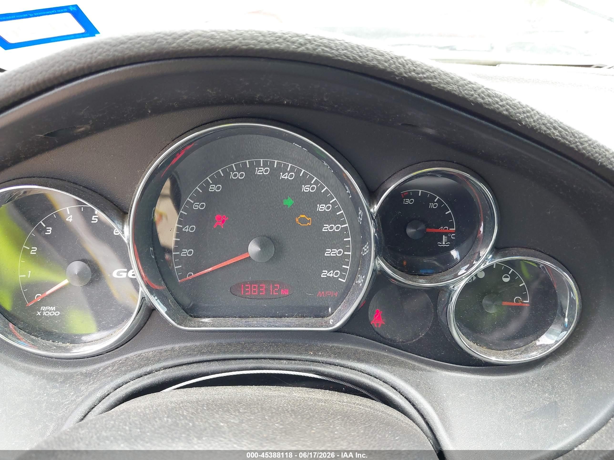 2006 Pontiac G6 Gt Black vin: 1G2ZH158864272693
