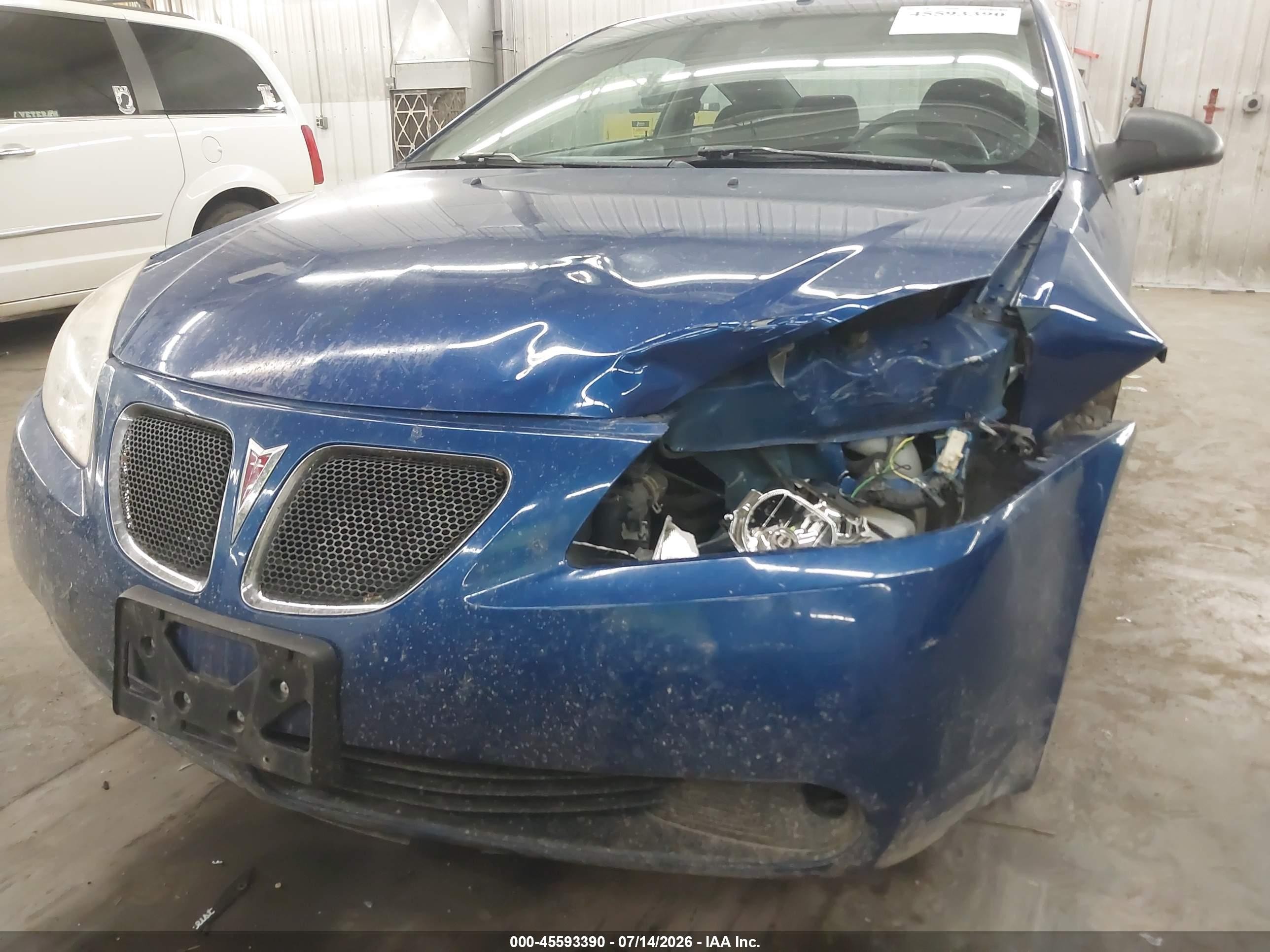 2006 Pontiac G6 Gt Blue vin: 1G2ZH158X64286806
