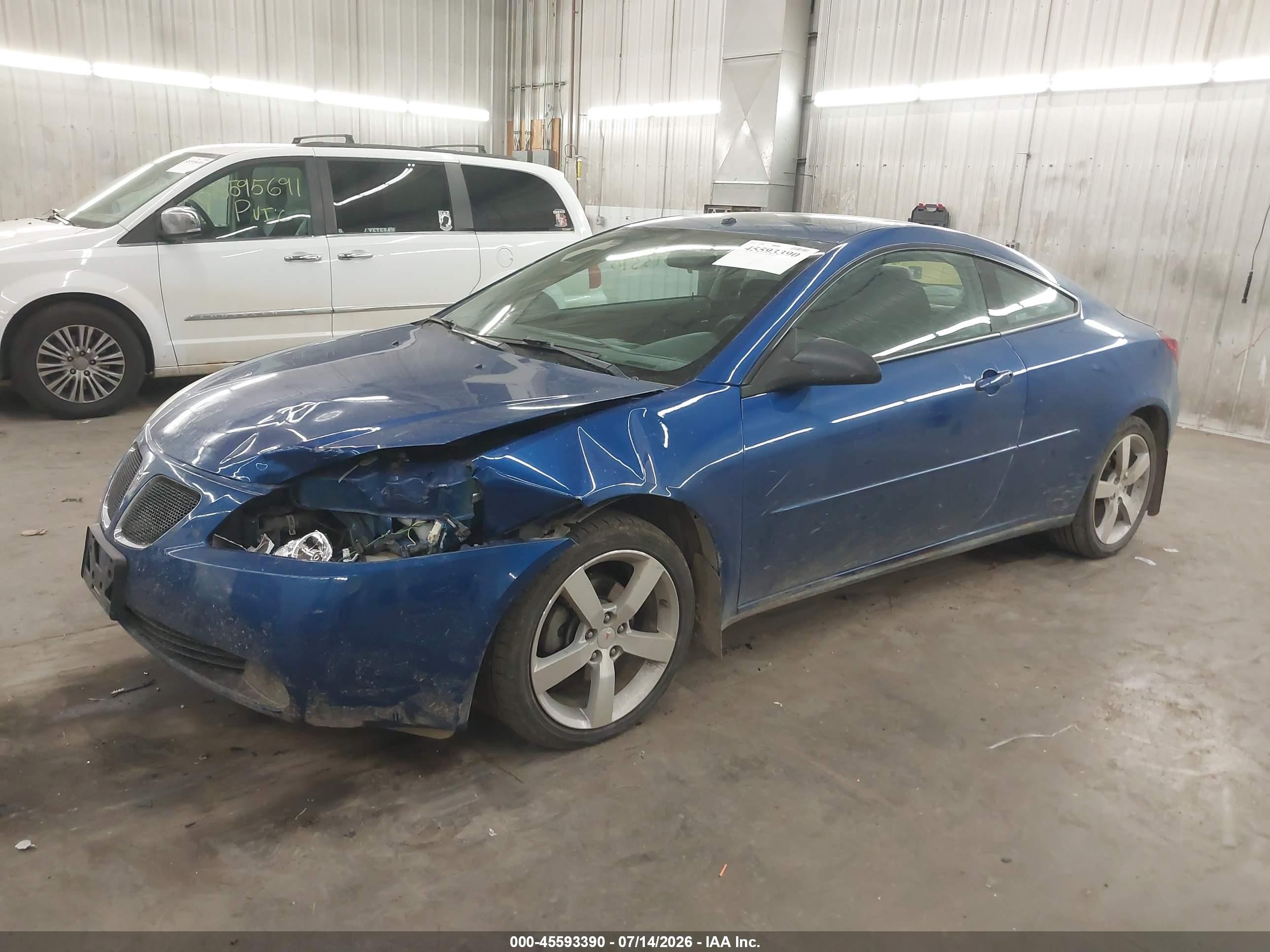 2006 Pontiac G6 Gt Blue vin: 1G2ZH158X64286806