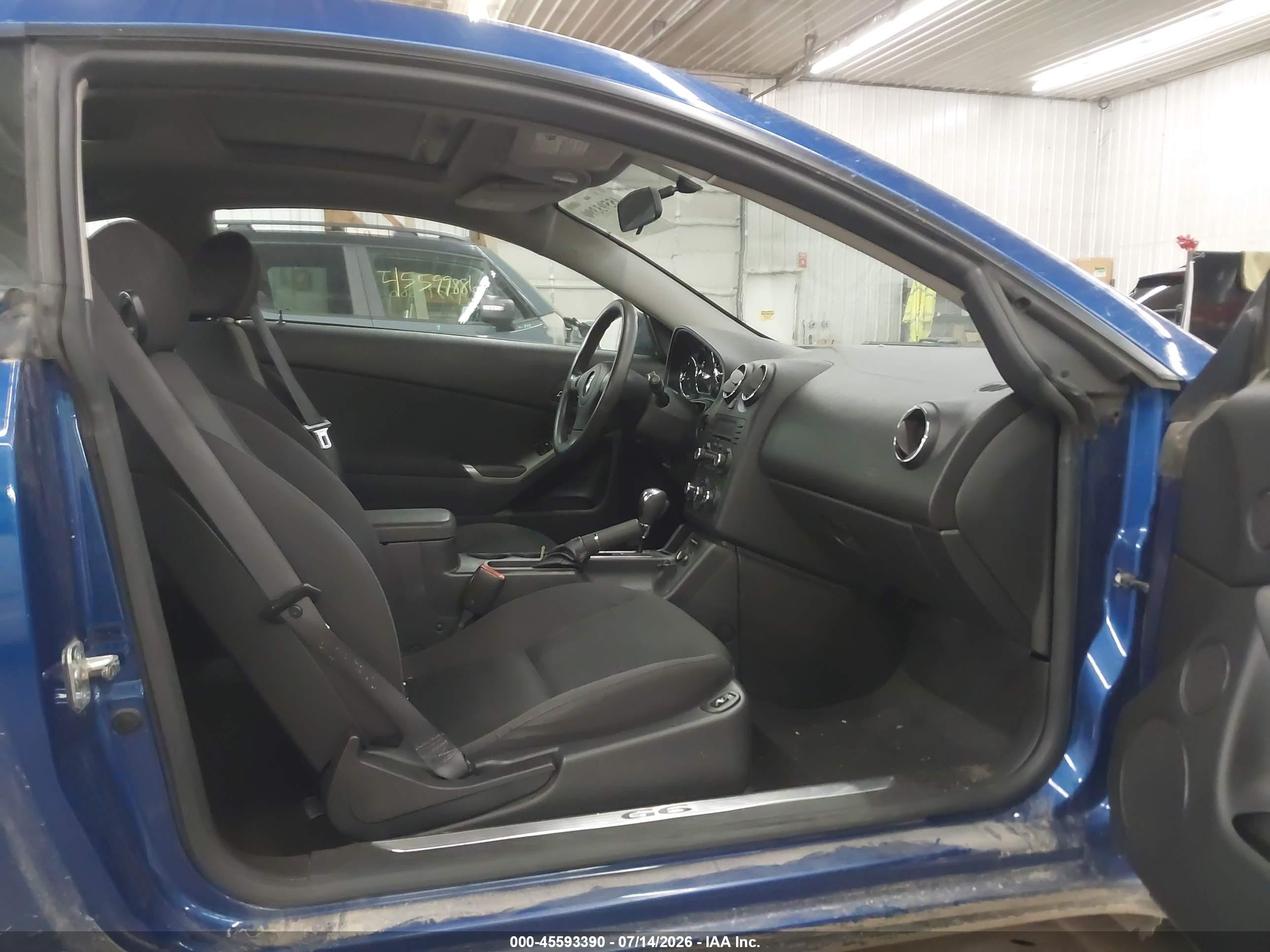 2006 Pontiac G6 Gt Blue vin: 1G2ZH158X64286806