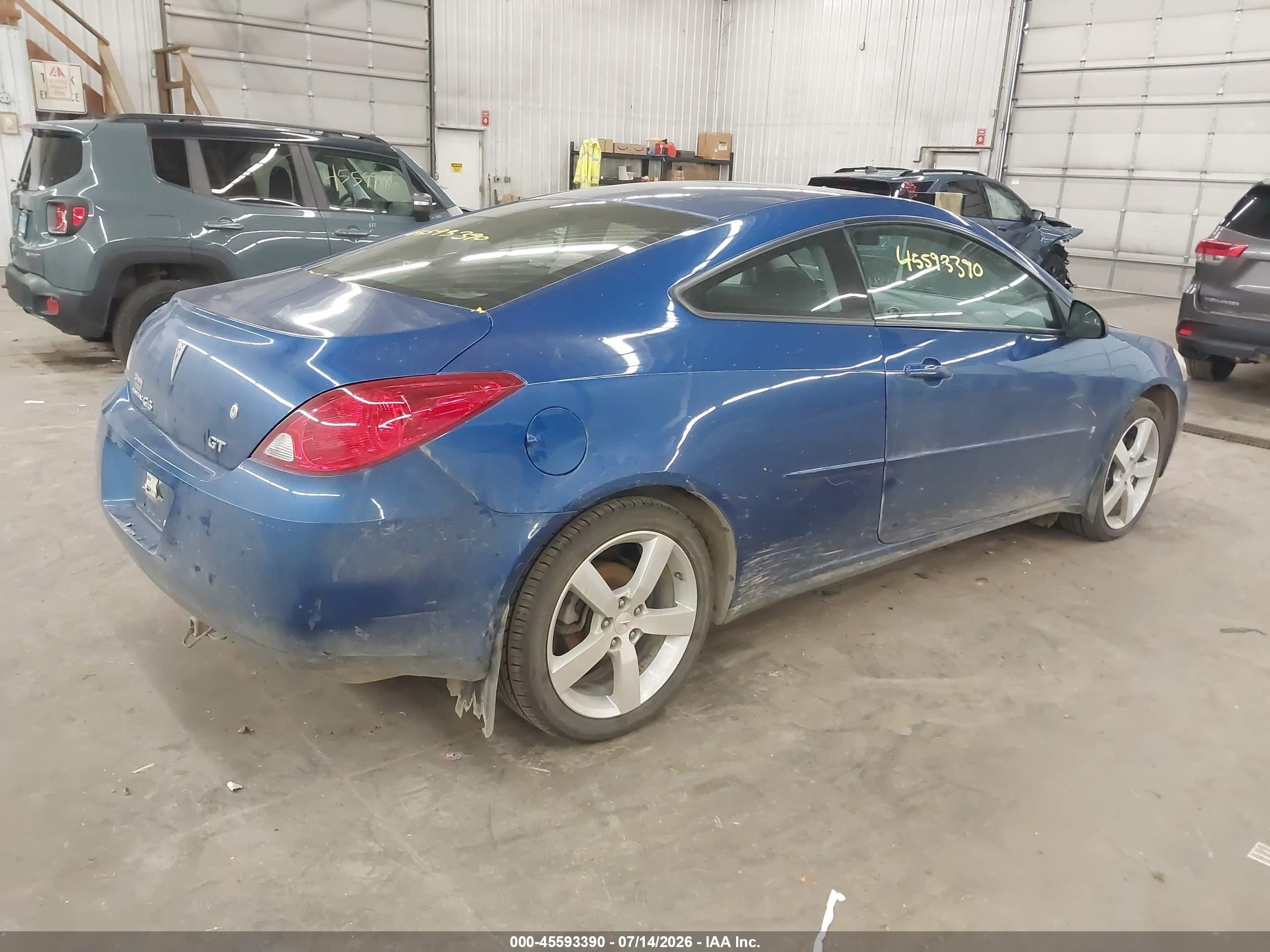 2006 Pontiac G6 Gt Blue vin: 1G2ZH158X64286806