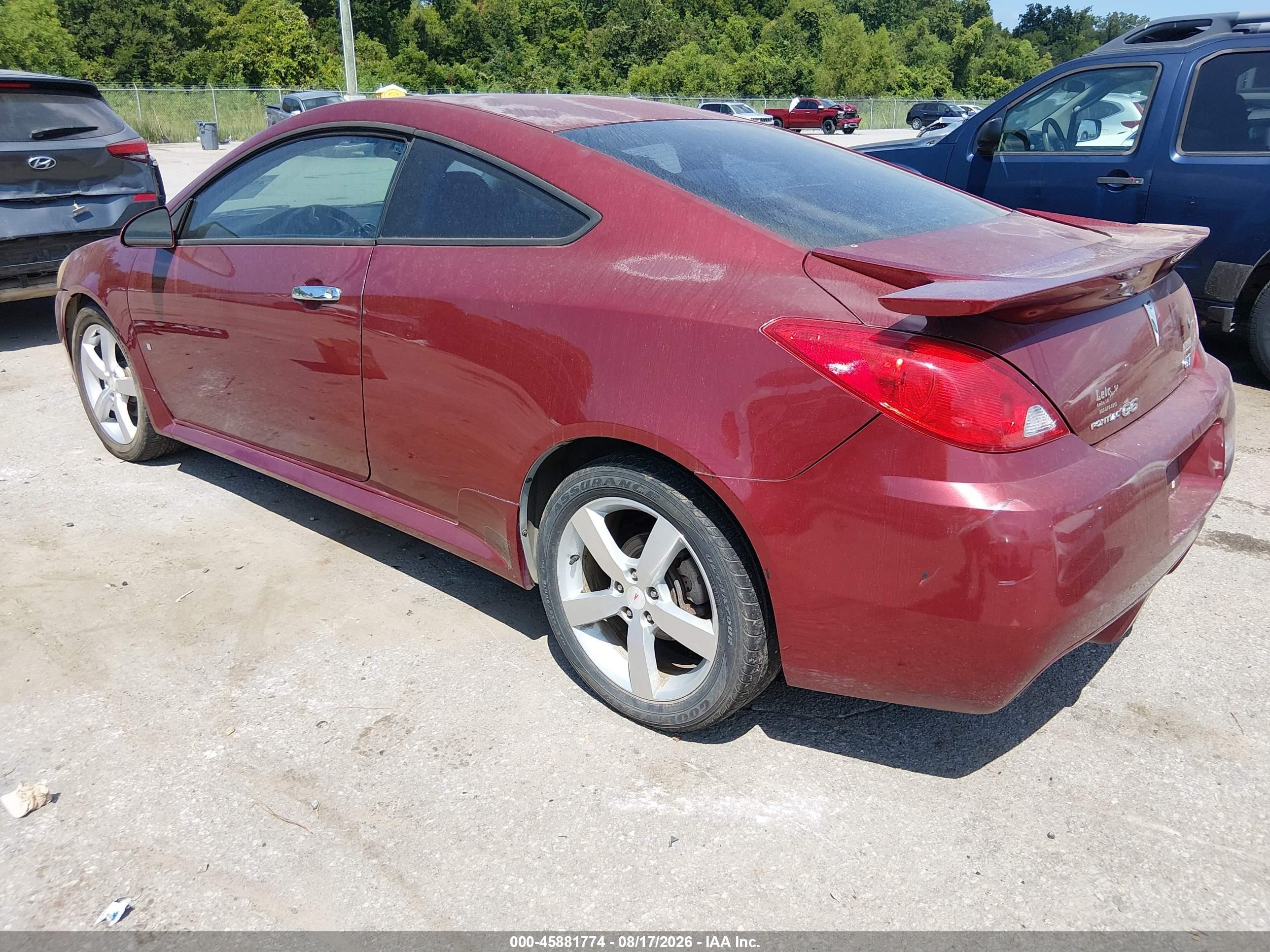 2009 Pontiac G6 Gt Maroon vin: 1G2ZH17N194227098