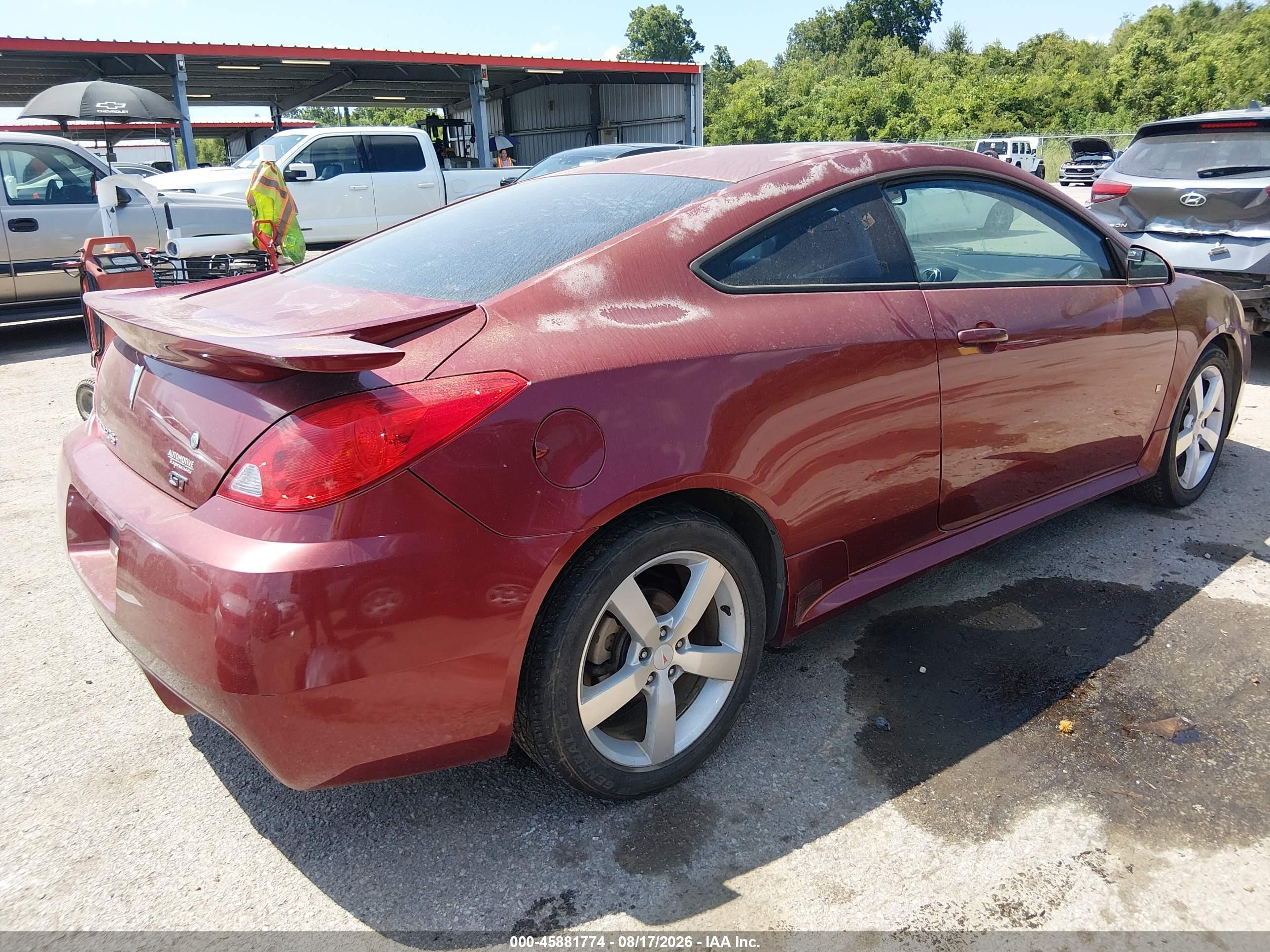 2009 Pontiac G6 Gt Maroon vin: 1G2ZH17N194227098