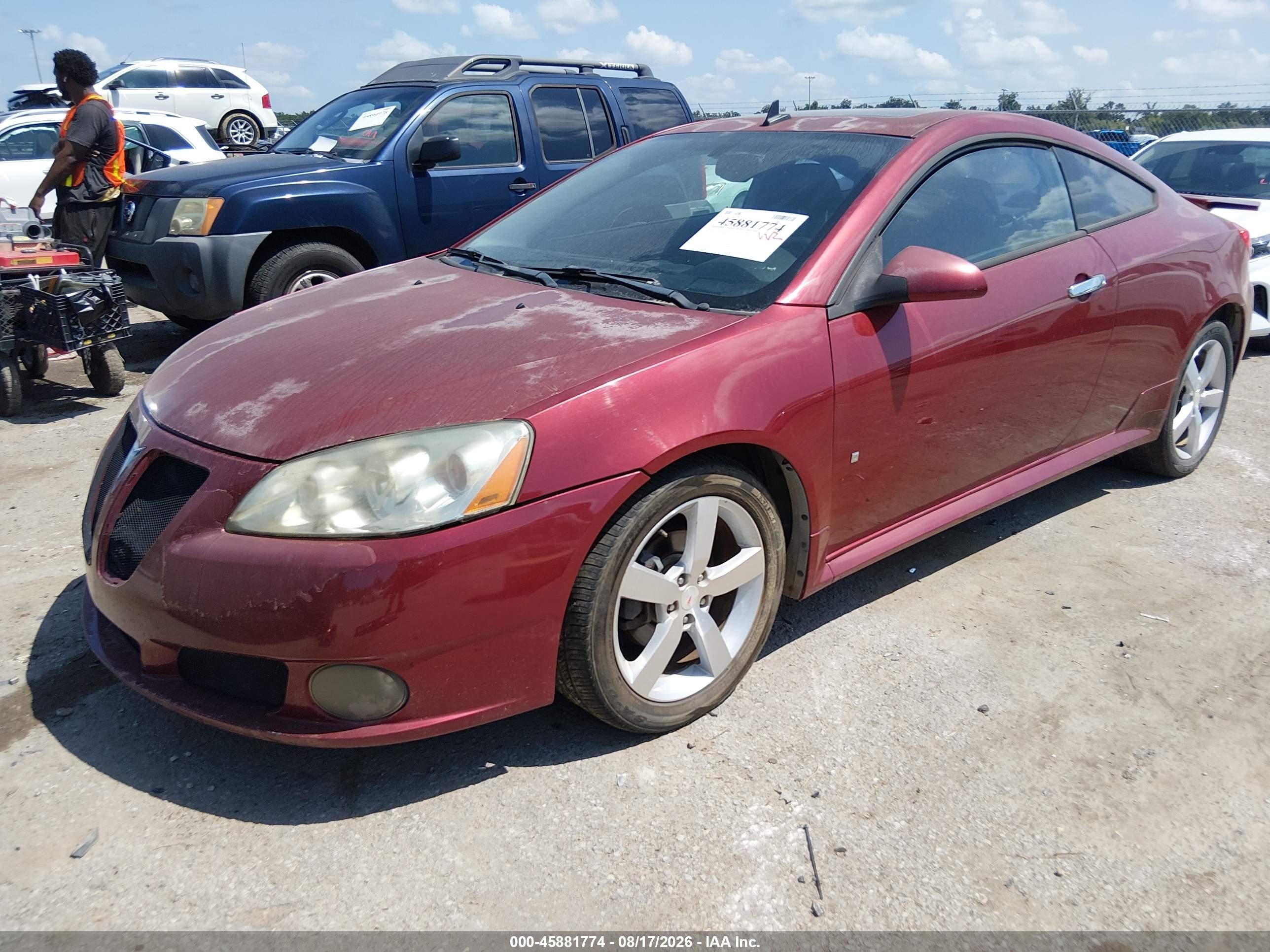 2009 Pontiac G6 Gt Maroon vin: 1G2ZH17N194227098