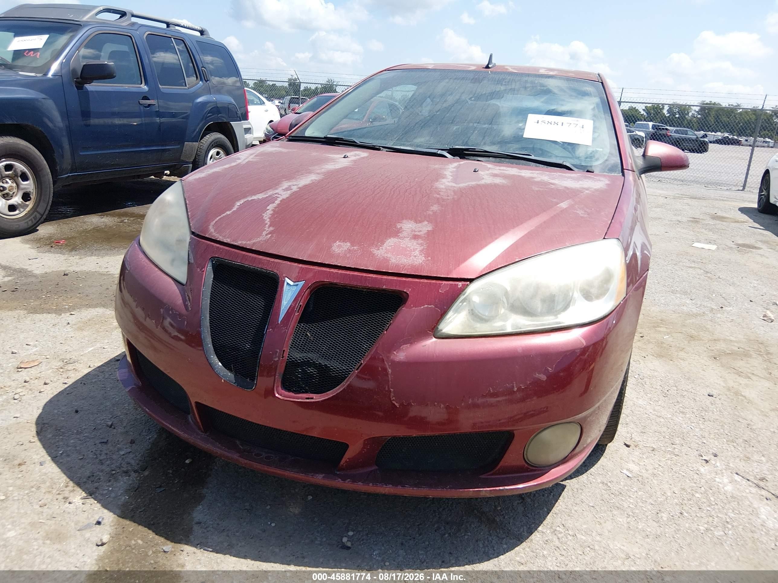 2009 Pontiac G6 Gt Maroon vin: 1G2ZH17N194227098
