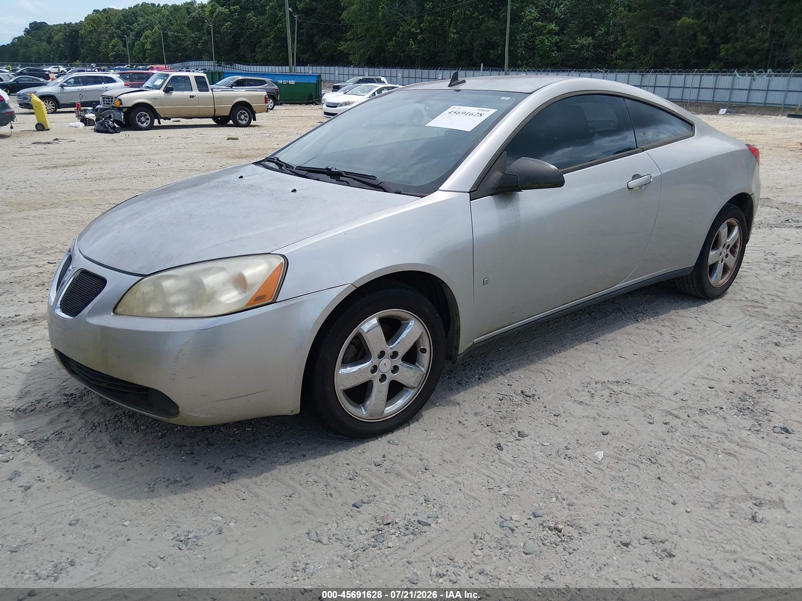 2008 Pontiac G6 Gt Silver vin: 1G2ZH17N284107793