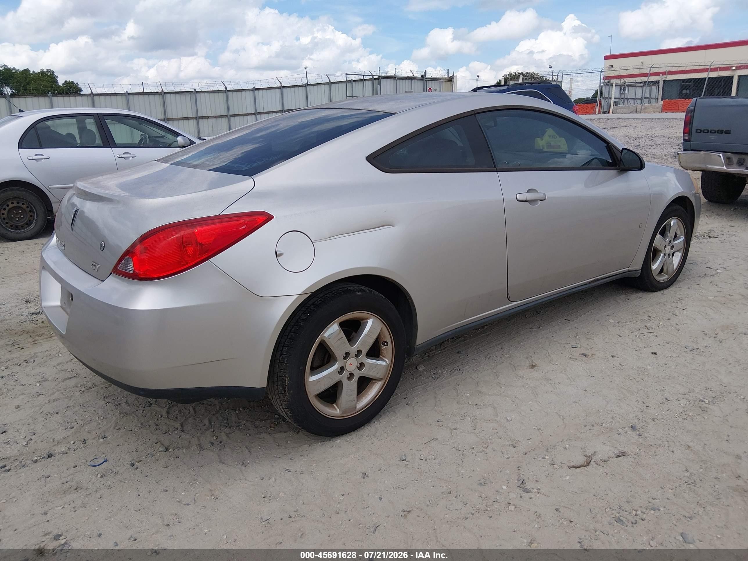 2008 Pontiac G6 Gt Silver vin: 1G2ZH17N284107793