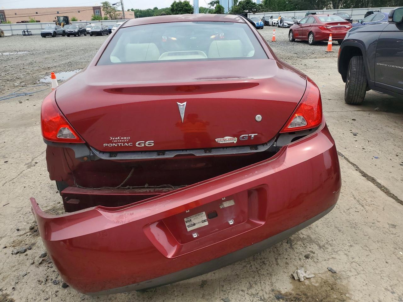 2008 Pontiac G6 Gt Бордовый vin: 1G2ZH17N384157148